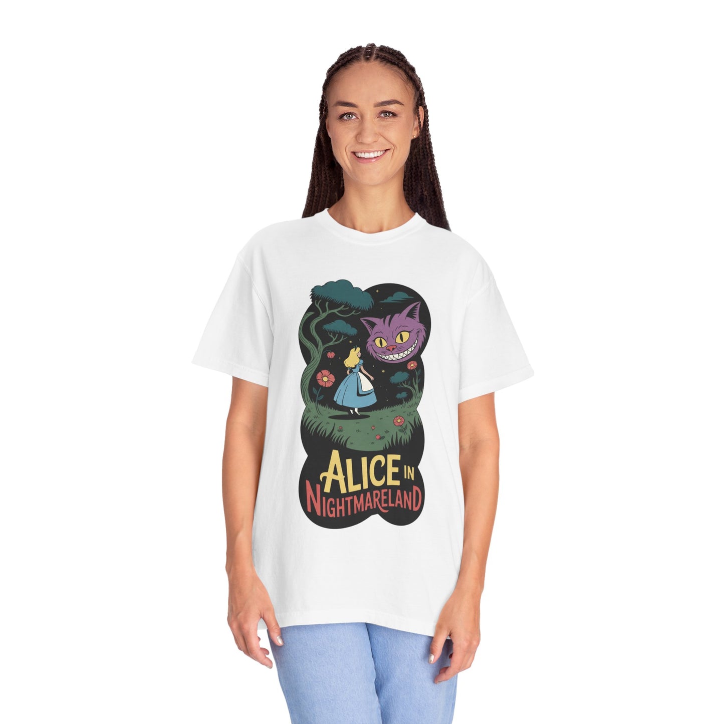 Alice in Nightmareland Tee – Dark Fairy Tale Comfort Colors Shirt