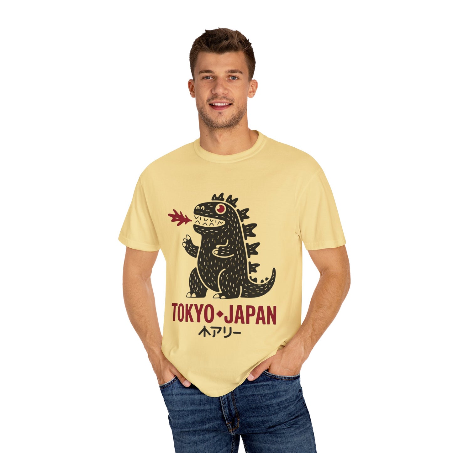 Tokyo Kaiju Tee – Cute Fire-Breathing Monster Graphic Shirt