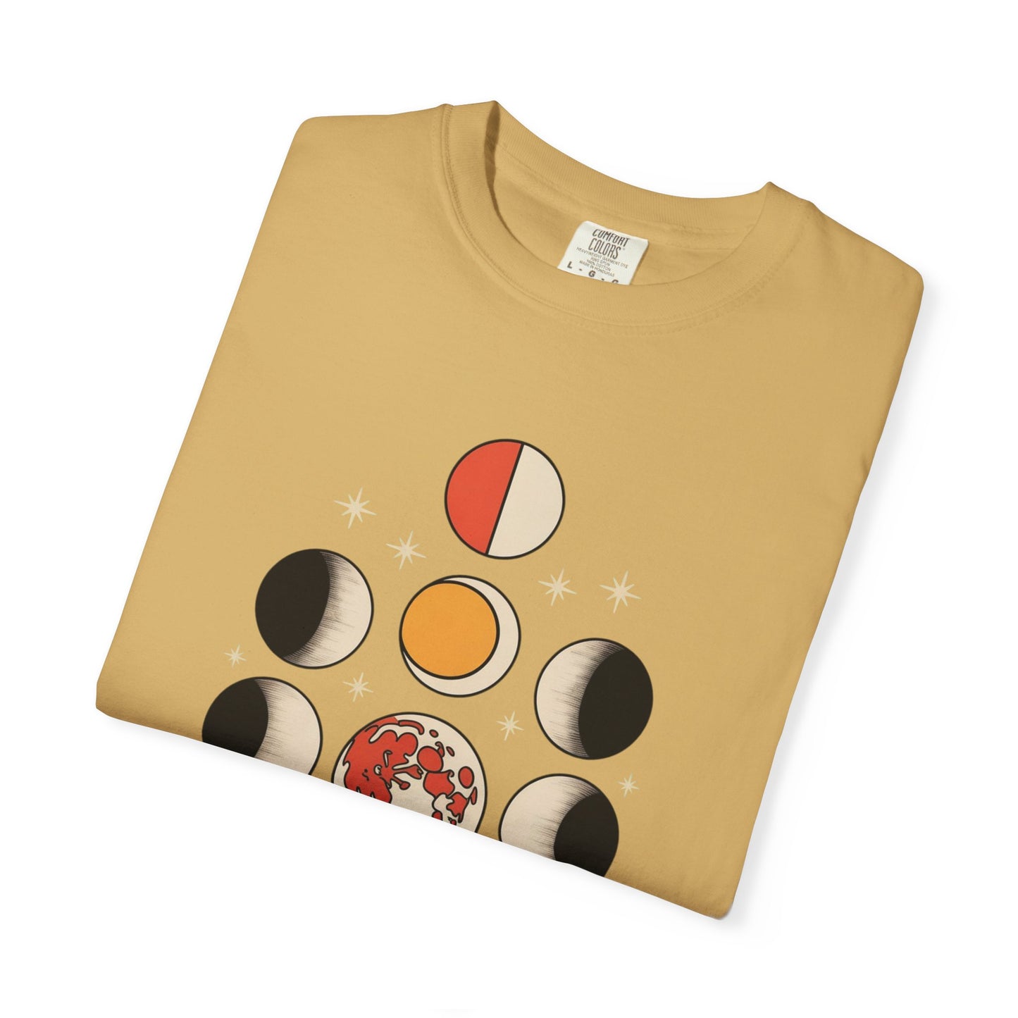 Lunar Phases Tee – Vintage Moon Cycle Graphic Shirt