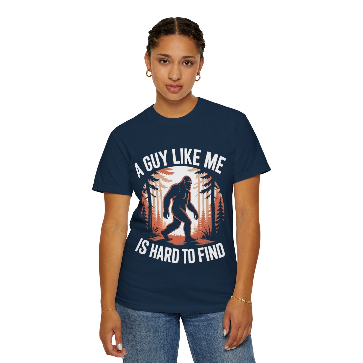 Bigfoot in the Woods Tee – Funny Sasquatch Dating Shirt