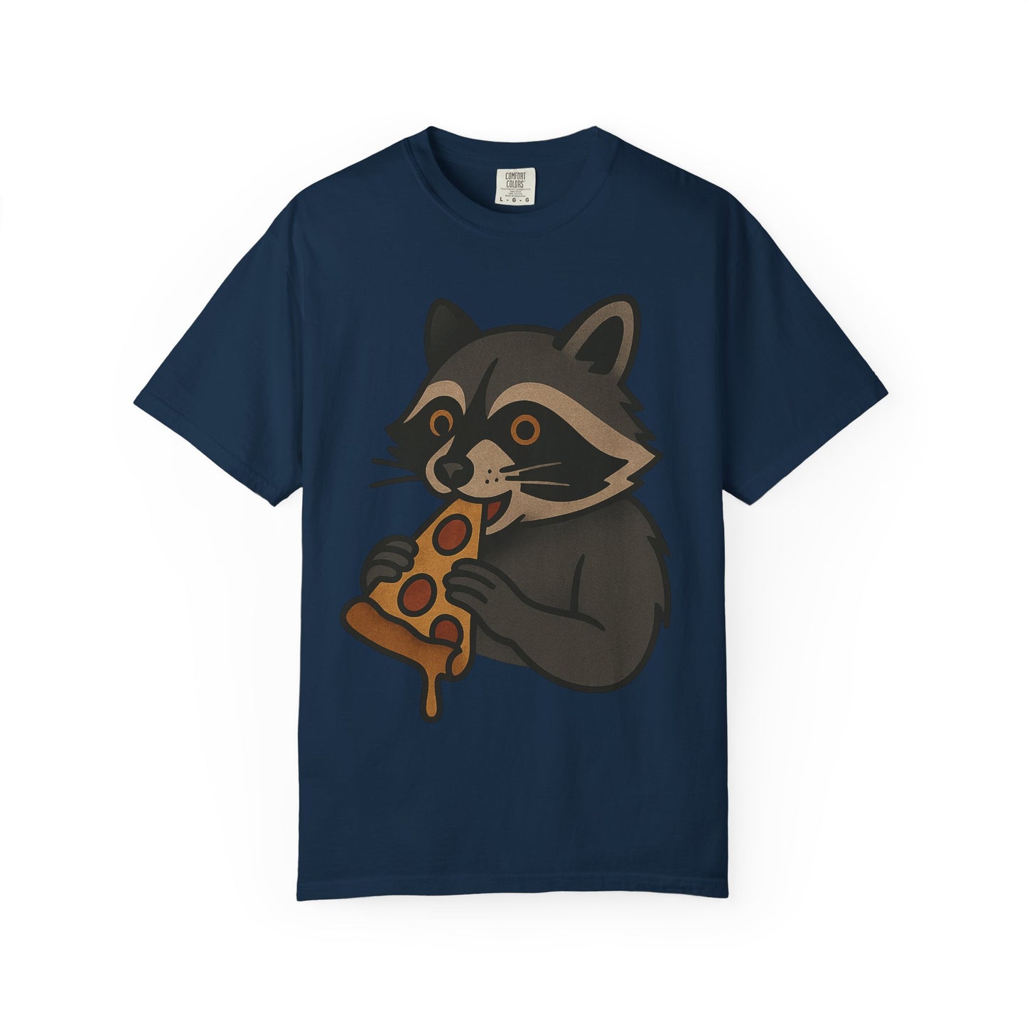 Pizza Bandit Raccoon Tee – Comfort Colors Unisex Garment-Dyed T-Shirt