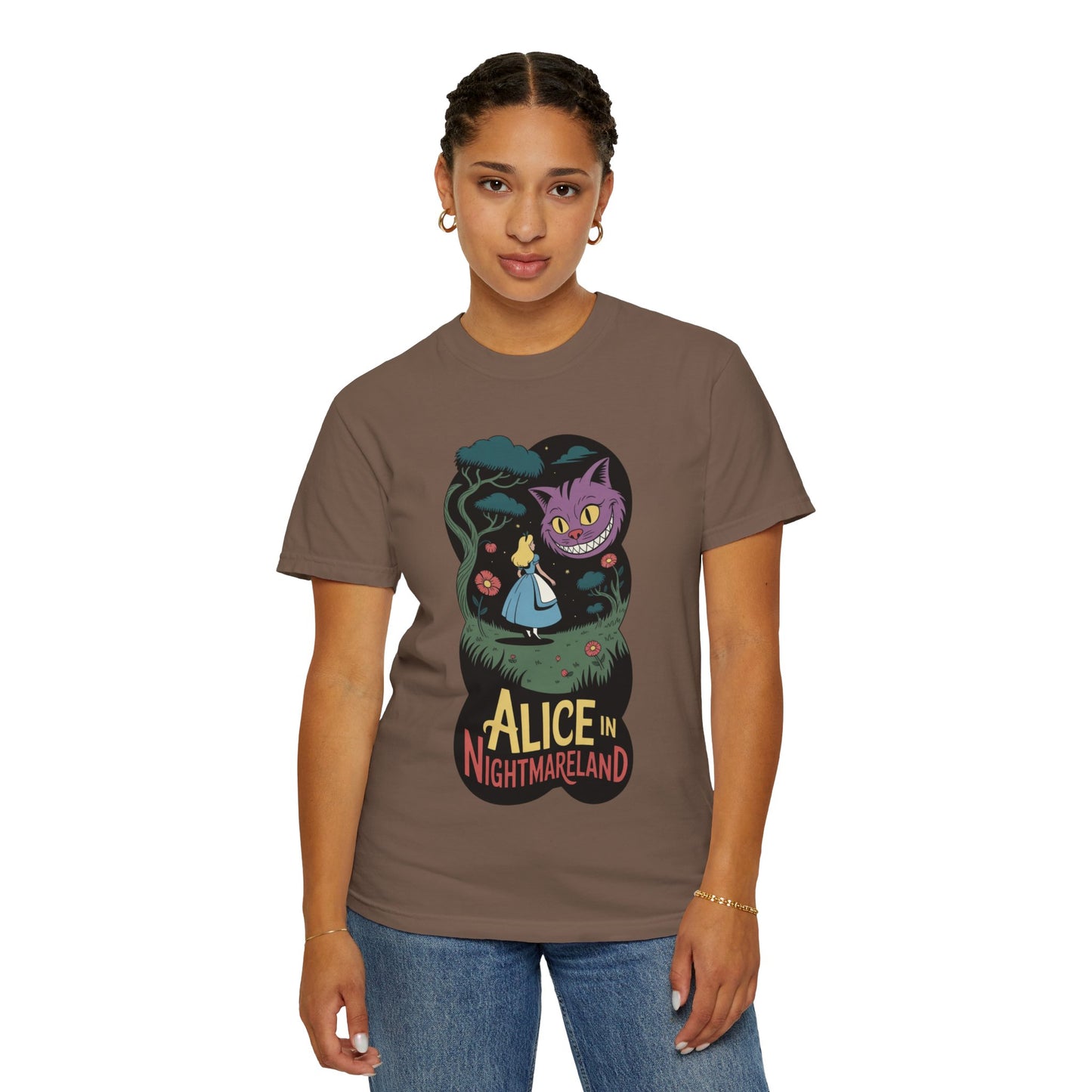 Alice in Nightmareland Tee – Dark Fairy Tale Comfort Colors Shirt
