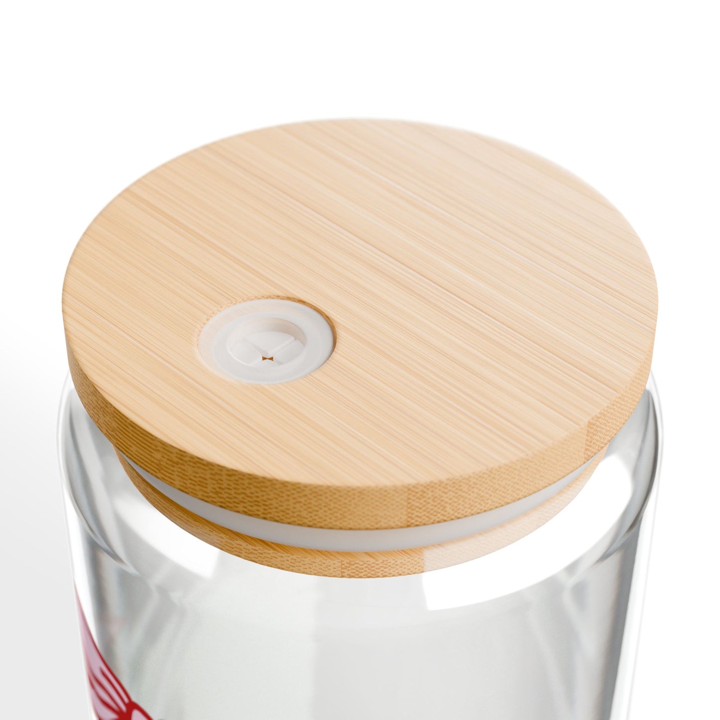 Traverse City Sweet Glass Cup โ Cherry & Pink Bow Iced Coffee Cup for Women, Bachelorette & Michigan Gift