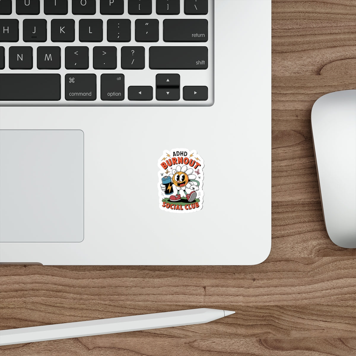 ADHD Burnout Social Club Sticker – Die-Cut Vinyl Sticker