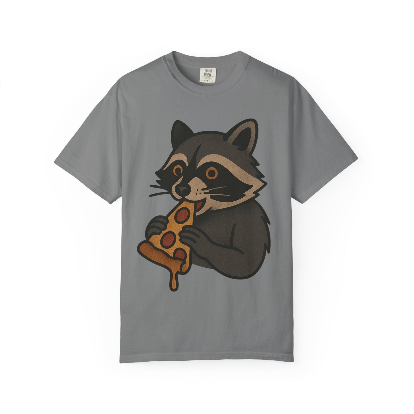 Pizza Bandit Raccoon Tee – Comfort Colors Unisex Garment-Dyed T-Shirt