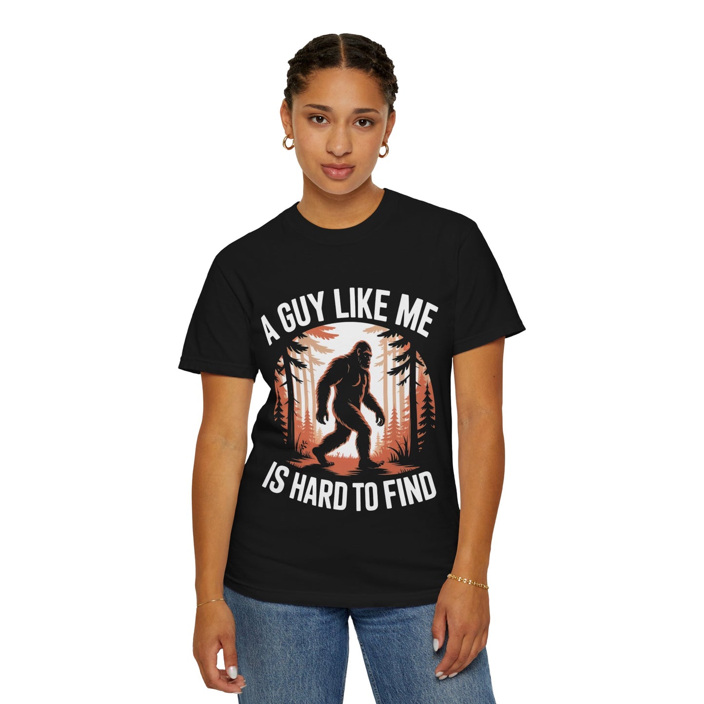Bigfoot in the Woods Tee – Funny Sasquatch Dating Shirt