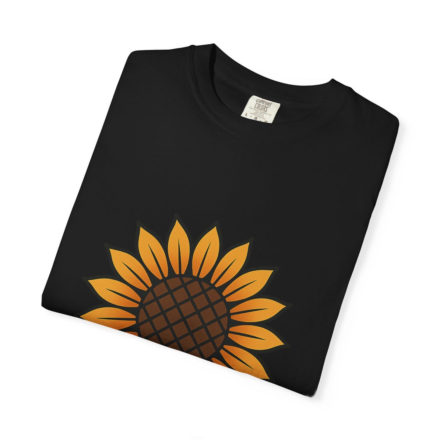 Sunflower Flash Tattoo Tee – Comfort Colors Unisex Garment-Dyed T-Shirt