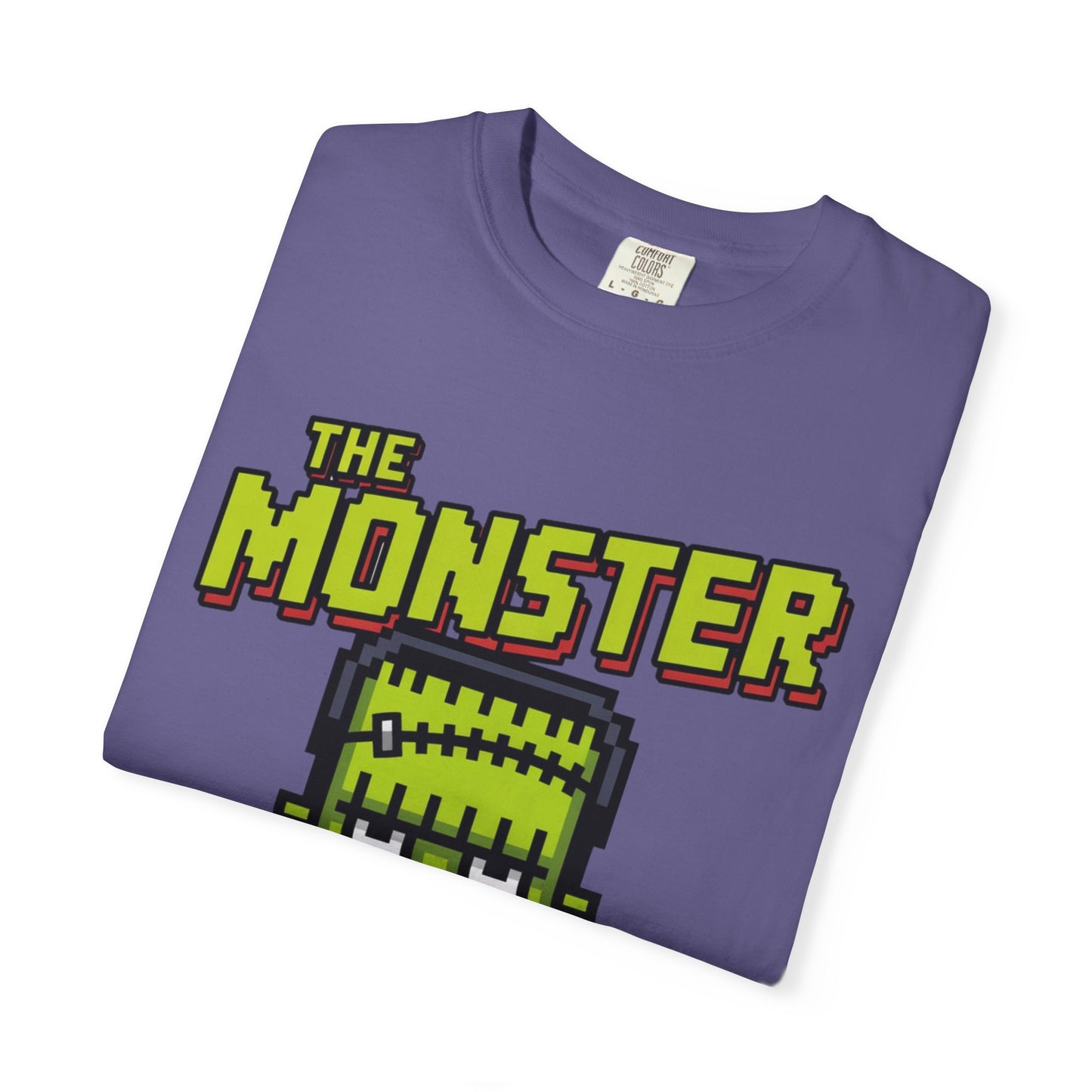 The Monster Pixel Art Tee – Retro Frankenstein Gaming Shirt
