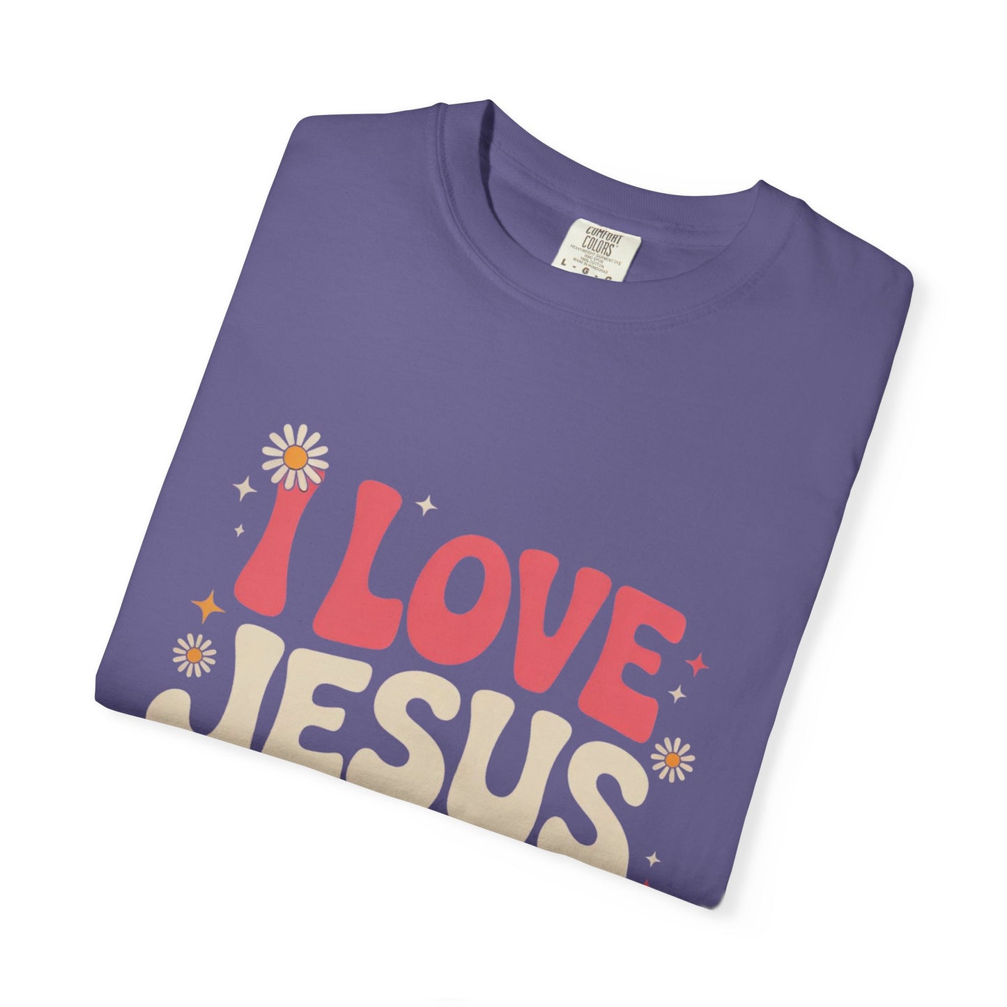 I Love Jesus & Pickles Tee – Faith Meets Flavor Comfort Colors T-Shirt