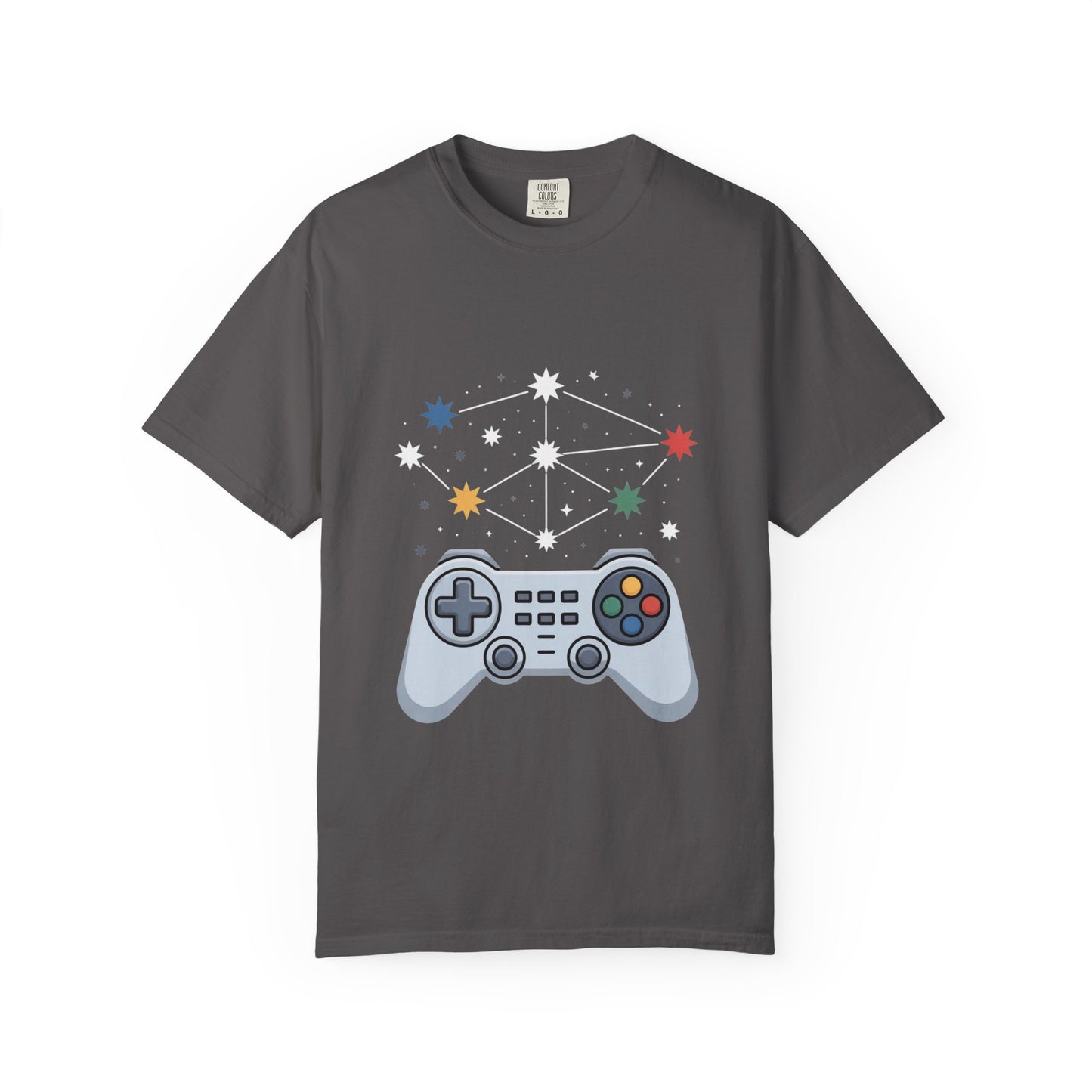 Game Galaxy Tee – Cosmic Gaming Controller Comfort Colors T-Shirt