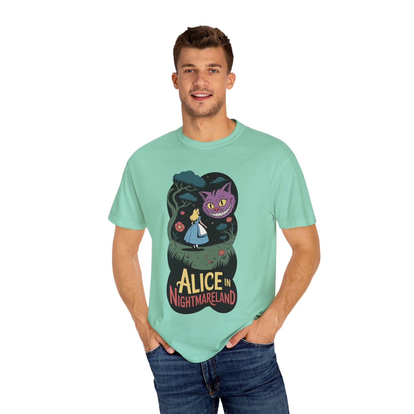 Alice in Nightmareland Tee – Dark Fairy Tale Comfort Colors Shirt