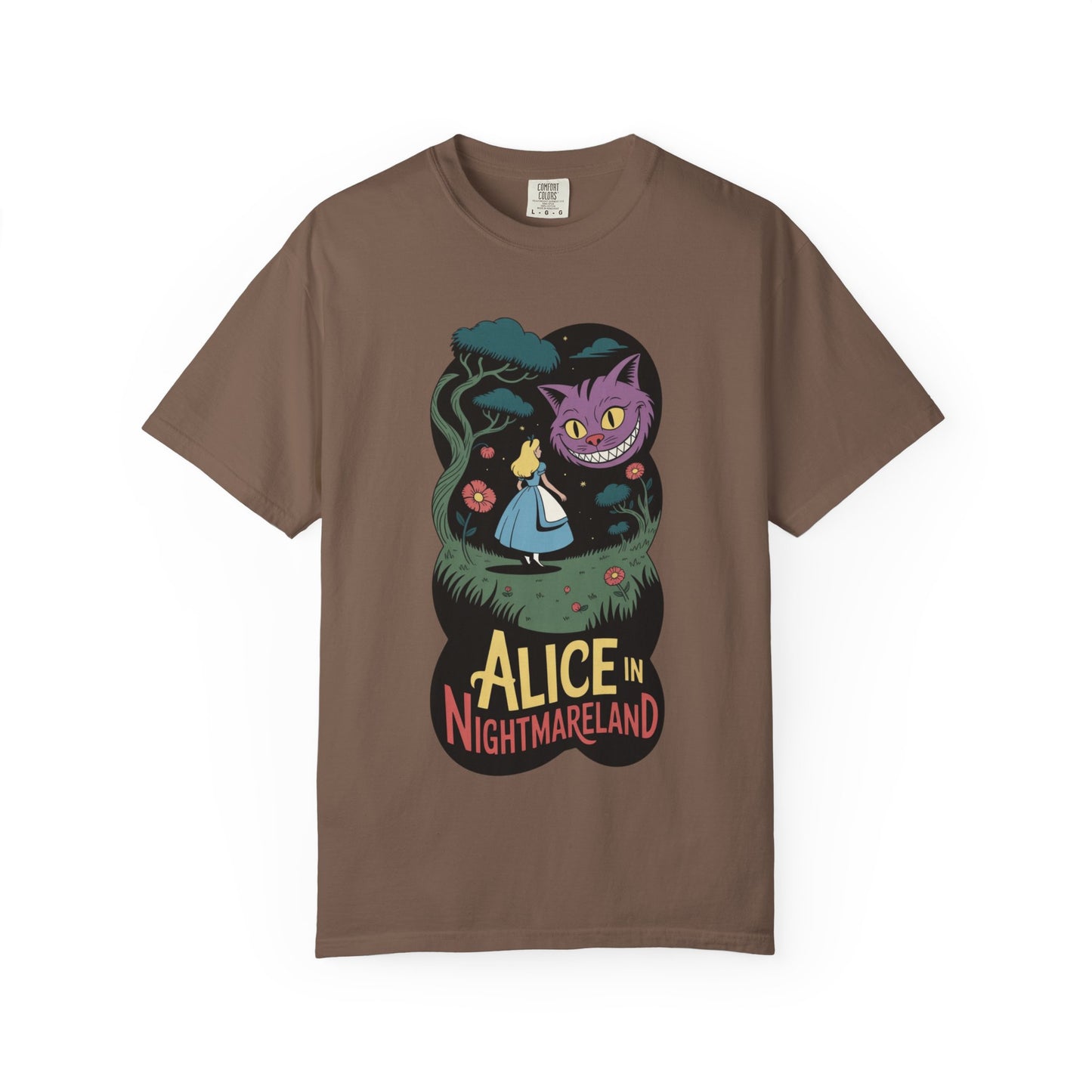 Alice in Nightmareland Tee – Dark Fairy Tale Comfort Colors Shirt