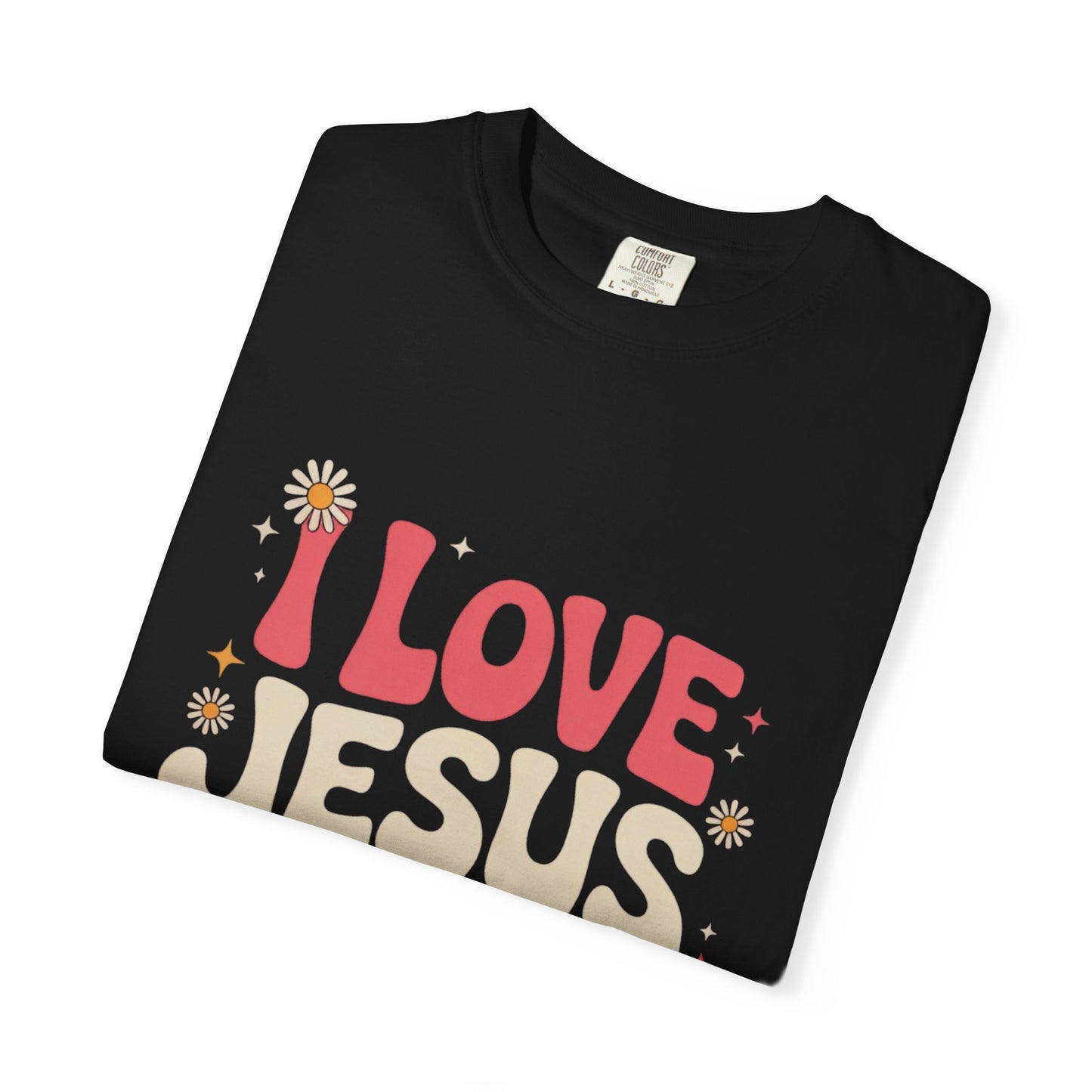 I Love Jesus & Pickles Tee – Faith Meets Flavor Comfort Colors T-Shirt