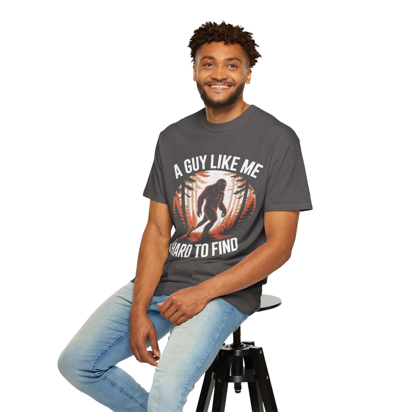 Bigfoot in the Woods Tee – Funny Sasquatch Dating Shirt