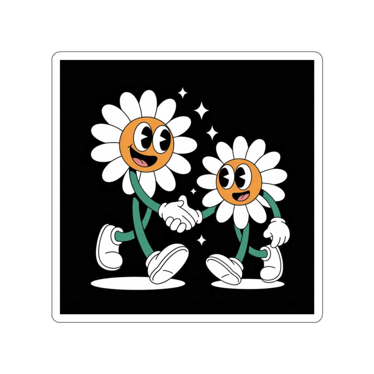 Flower Friends Sticker – Die-Cut Vinyl Sticker