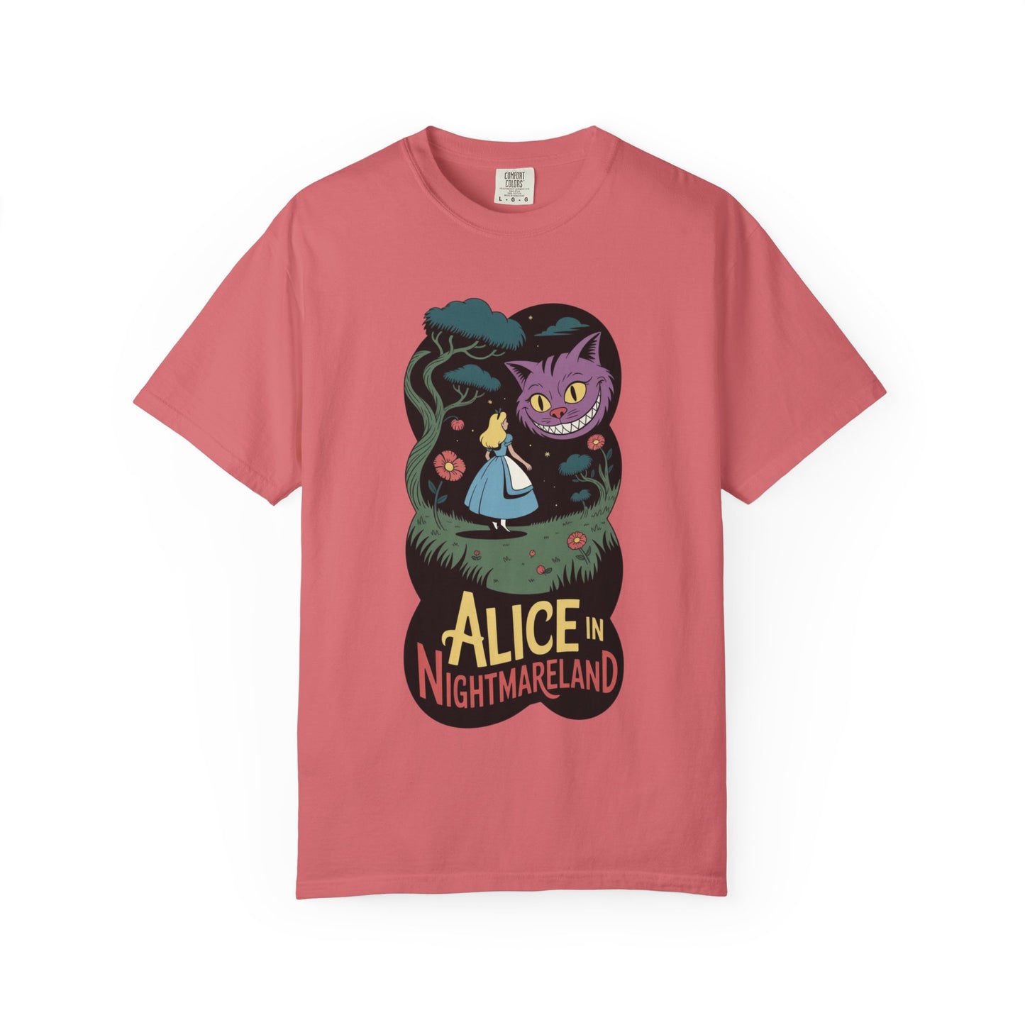Alice in Nightmareland Tee – Dark Fairy Tale Comfort Colors Shirt