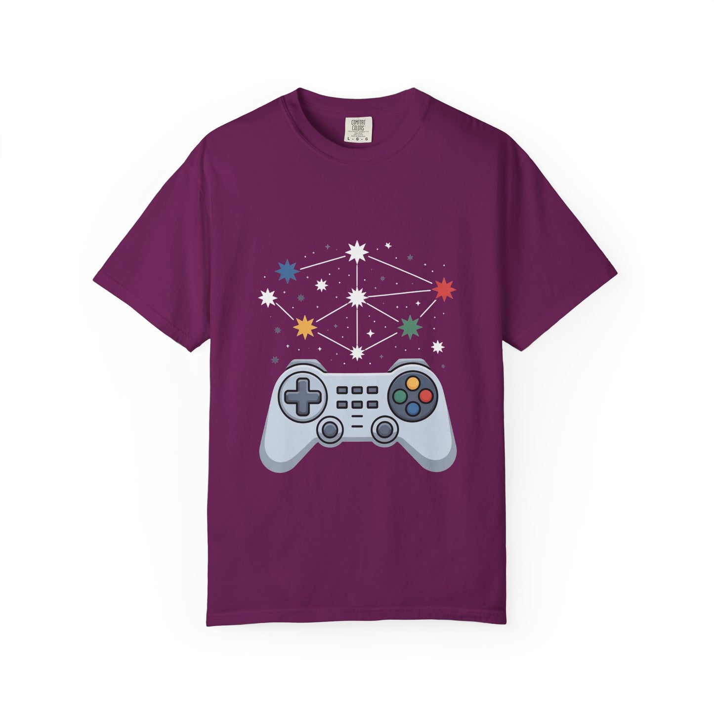 Game Galaxy Tee – Cosmic Gaming Controller Comfort Colors T-Shirt