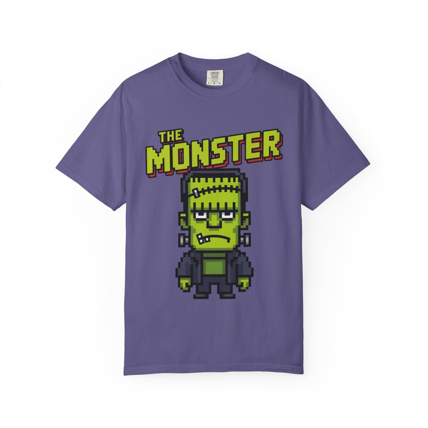 The Monster Pixel Art Tee – Retro Frankenstein Gaming Shirt