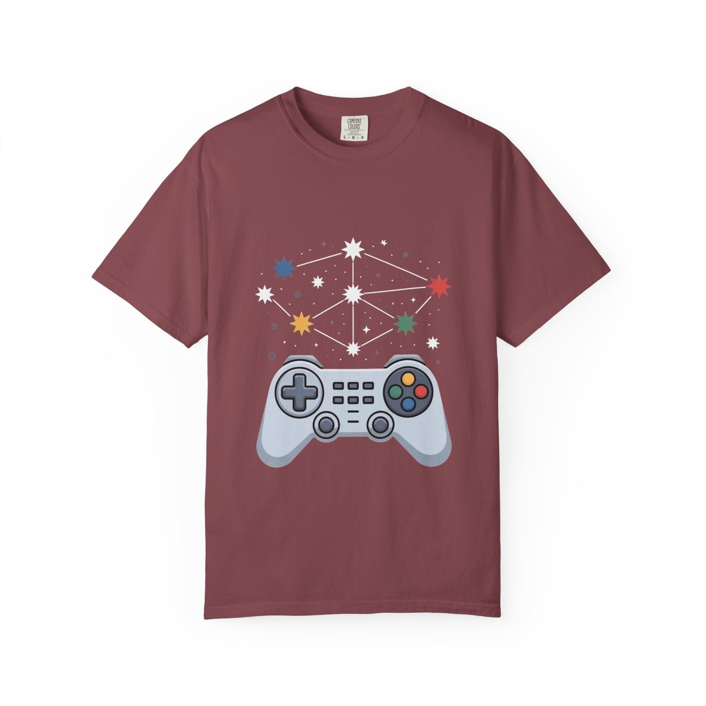 Game Galaxy Tee – Cosmic Gaming Controller Comfort Colors T-Shirt