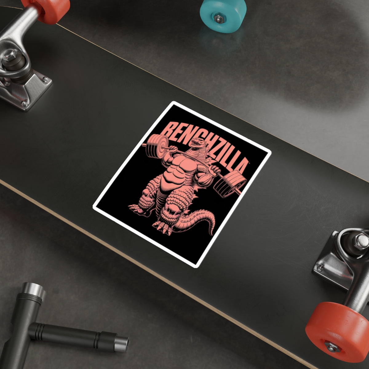 Benchzilla Sticker – Die-Cut Vinyl Sticker