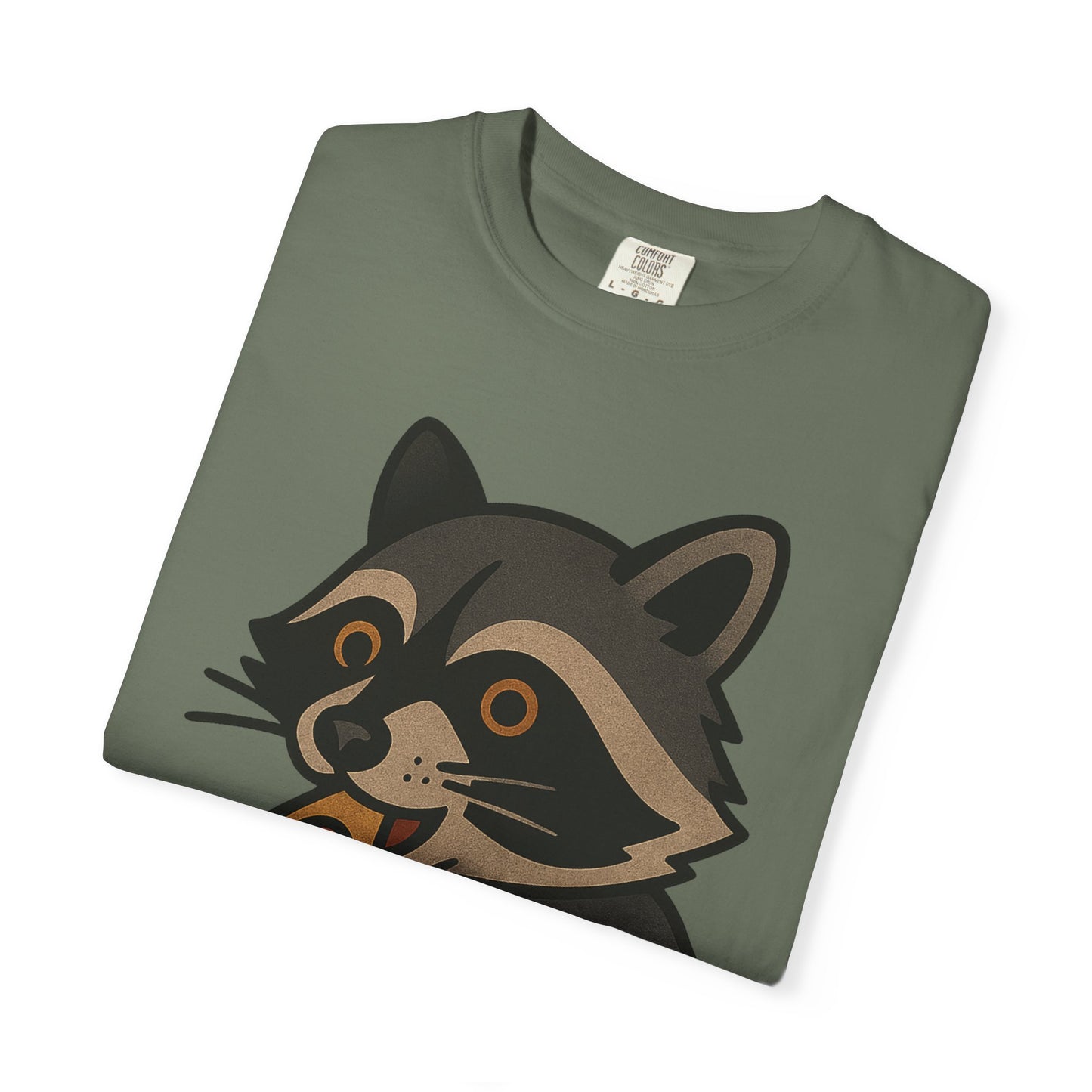 Pizza Bandit Raccoon Tee – Comfort Colors Unisex Garment-Dyed T-Shirt