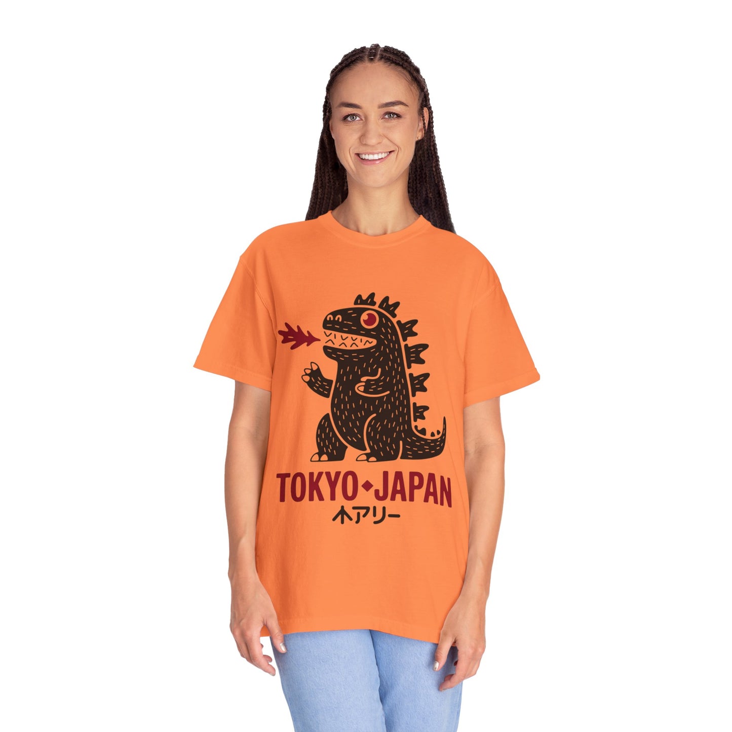 Tokyo Kaiju Tee – Cute Fire-Breathing Monster Graphic Shirt