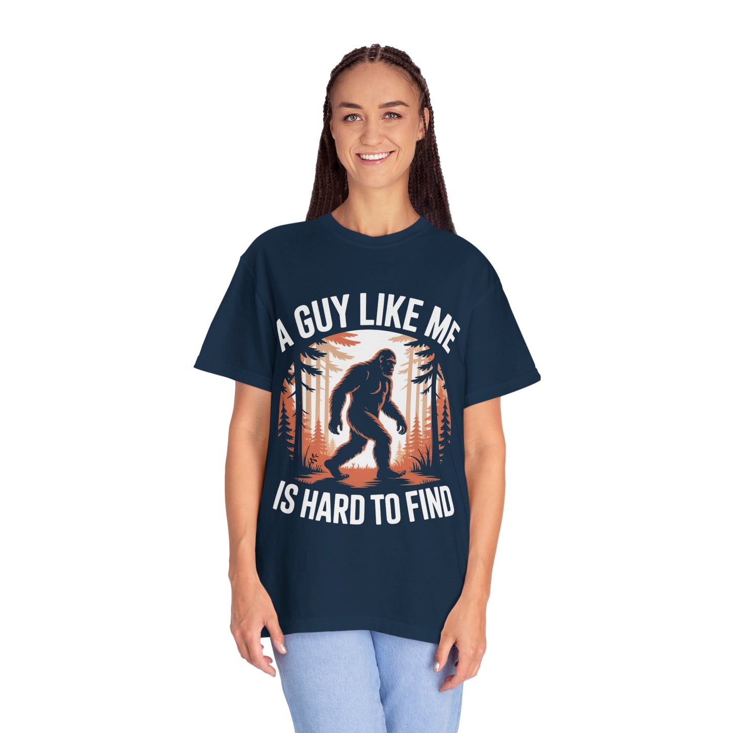 Bigfoot in the Woods Tee – Funny Sasquatch Dating Shirt