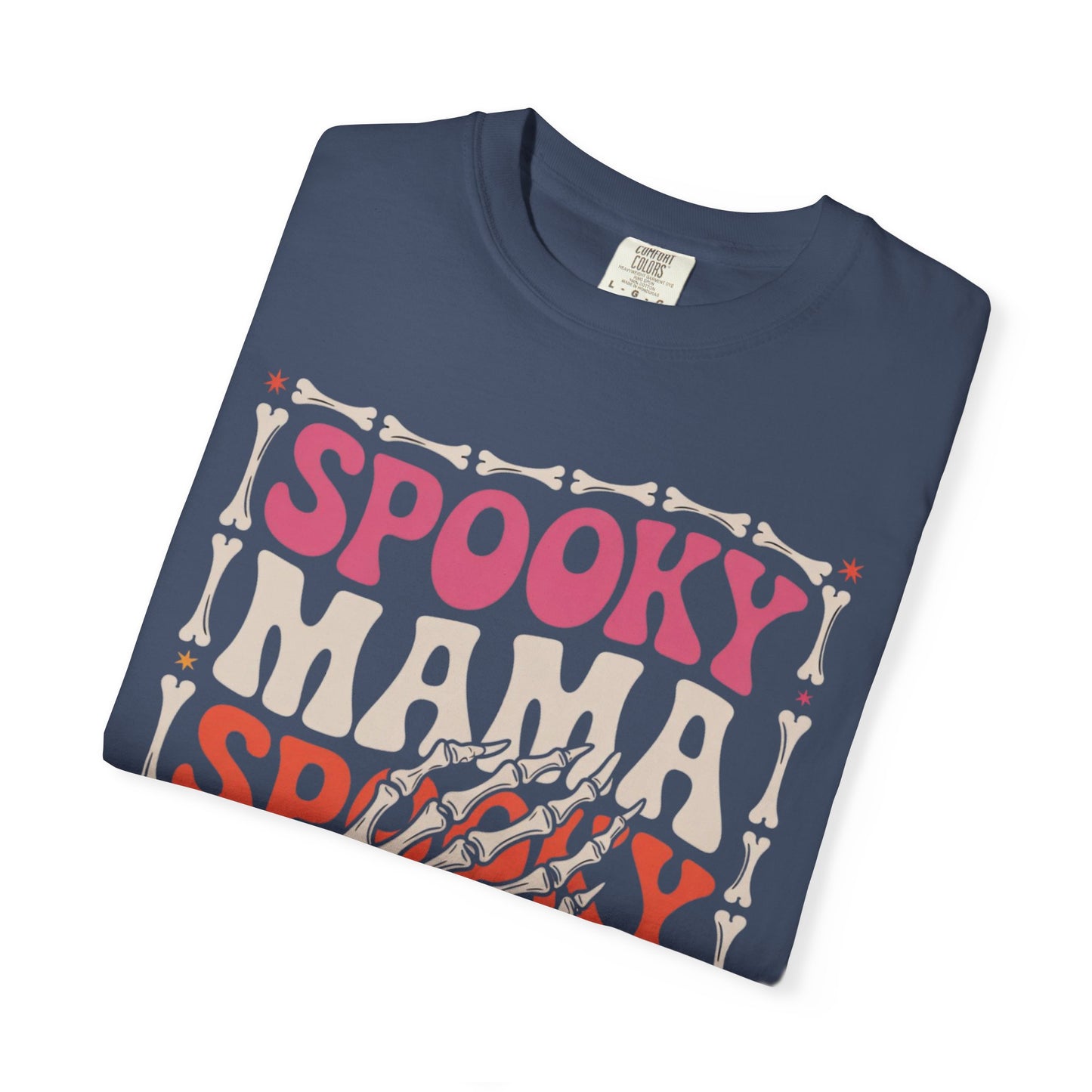 Spooky Mama Tee – Retro Halloween Skeleton Shirt