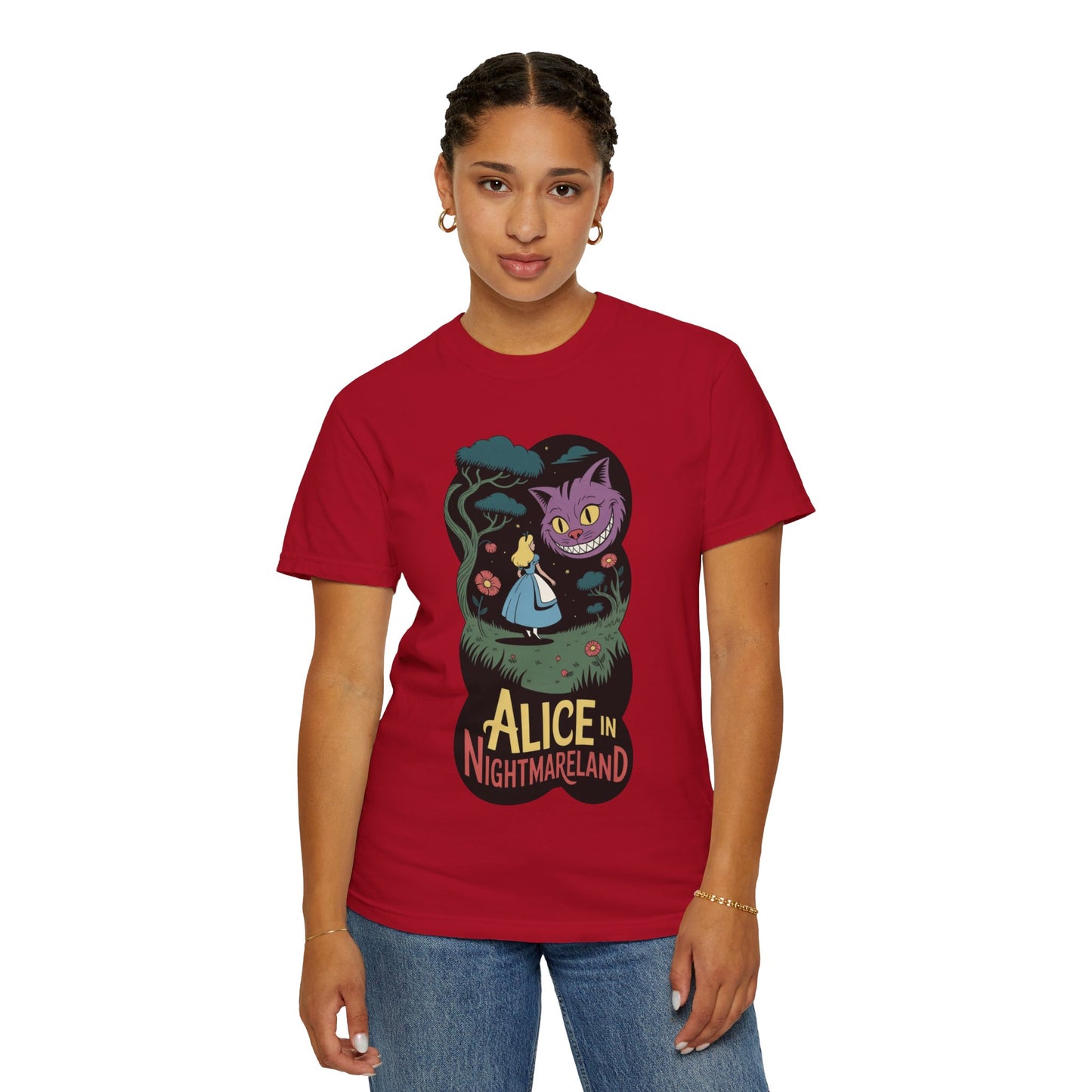 Alice in Nightmareland Tee – Dark Fairy Tale Comfort Colors Shirt