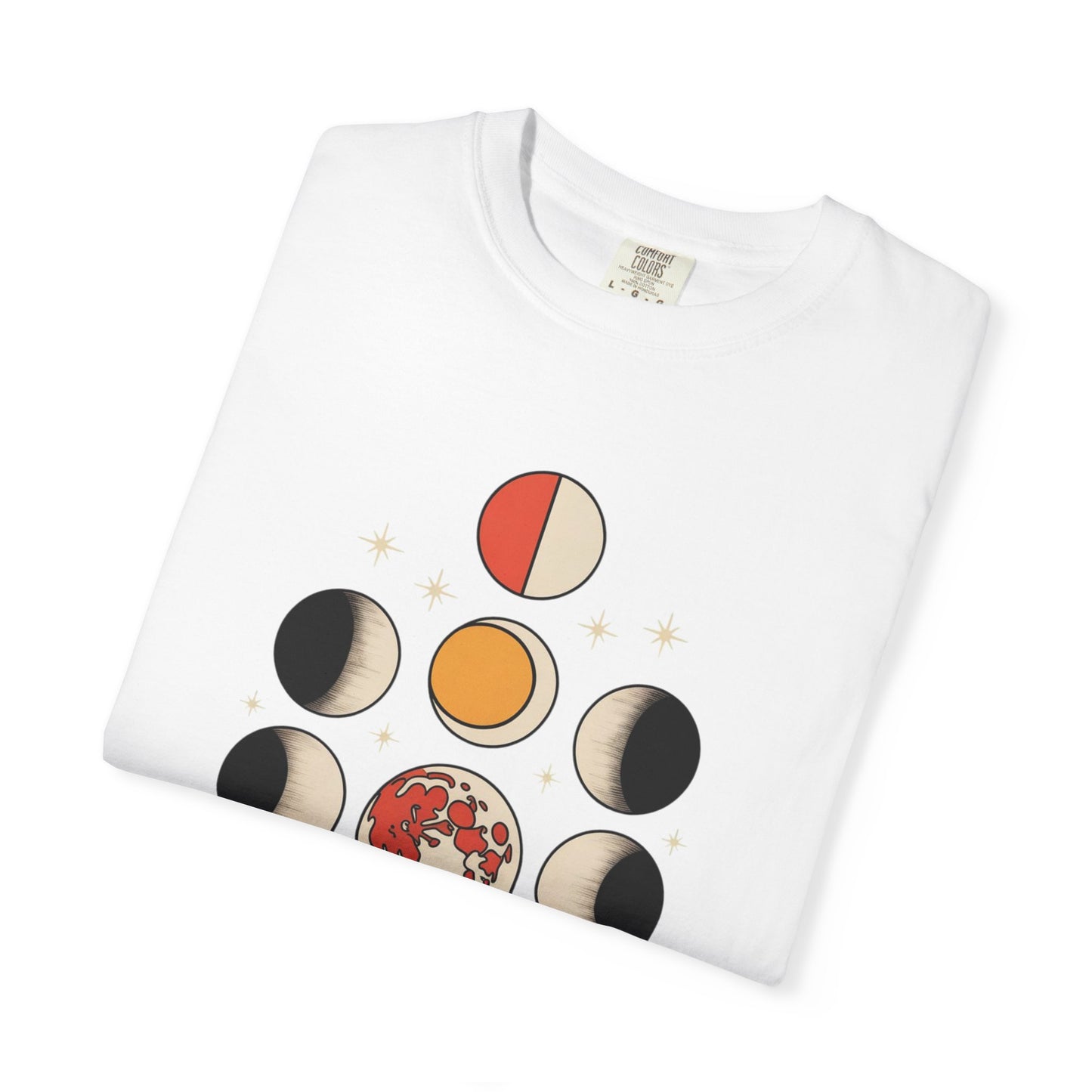 Lunar Phases Tee – Vintage Moon Cycle Graphic Shirt