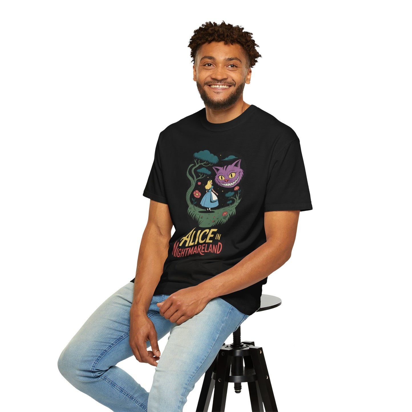 Alice in Nightmareland Tee – Dark Fairy Tale Comfort Colors Shirt