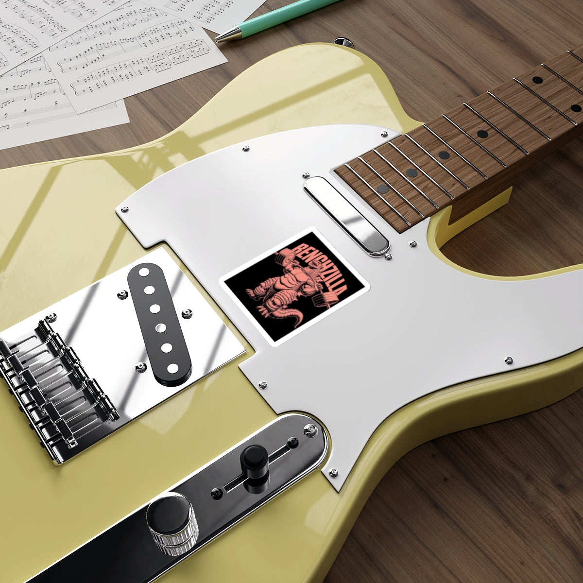 Benchzilla Sticker – Die-Cut Vinyl Sticker