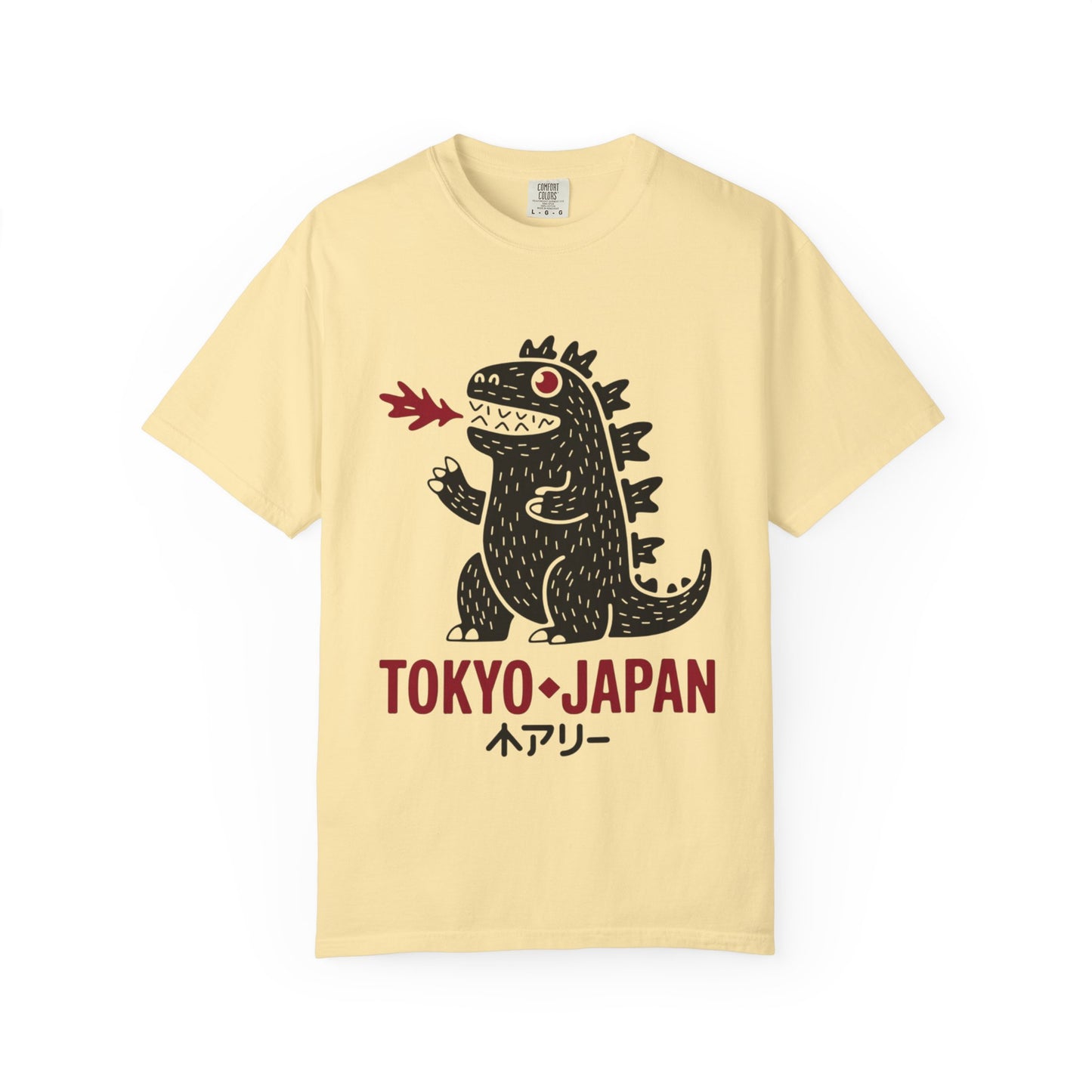 Tokyo Kaiju Tee – Cute Fire-Breathing Monster Graphic Shirt