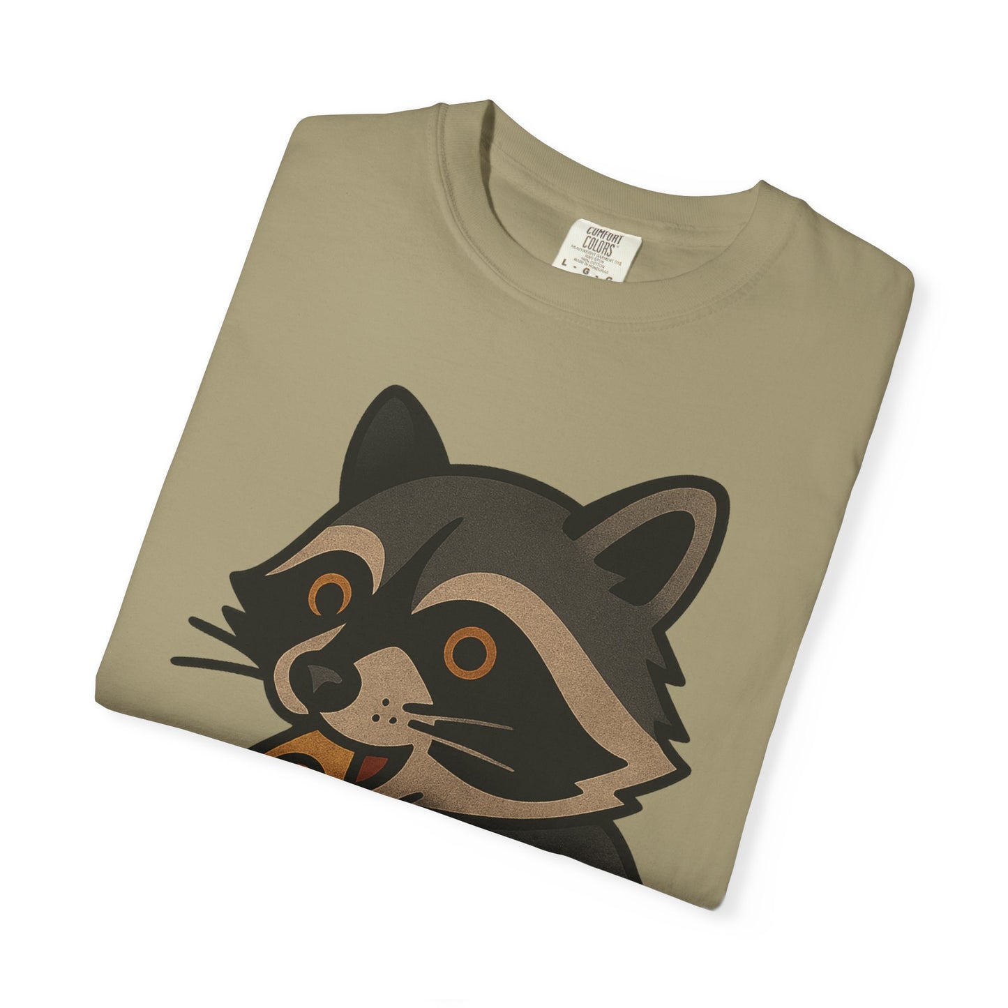 Pizza Bandit Raccoon Tee – Comfort Colors Unisex Garment-Dyed T-Shirt