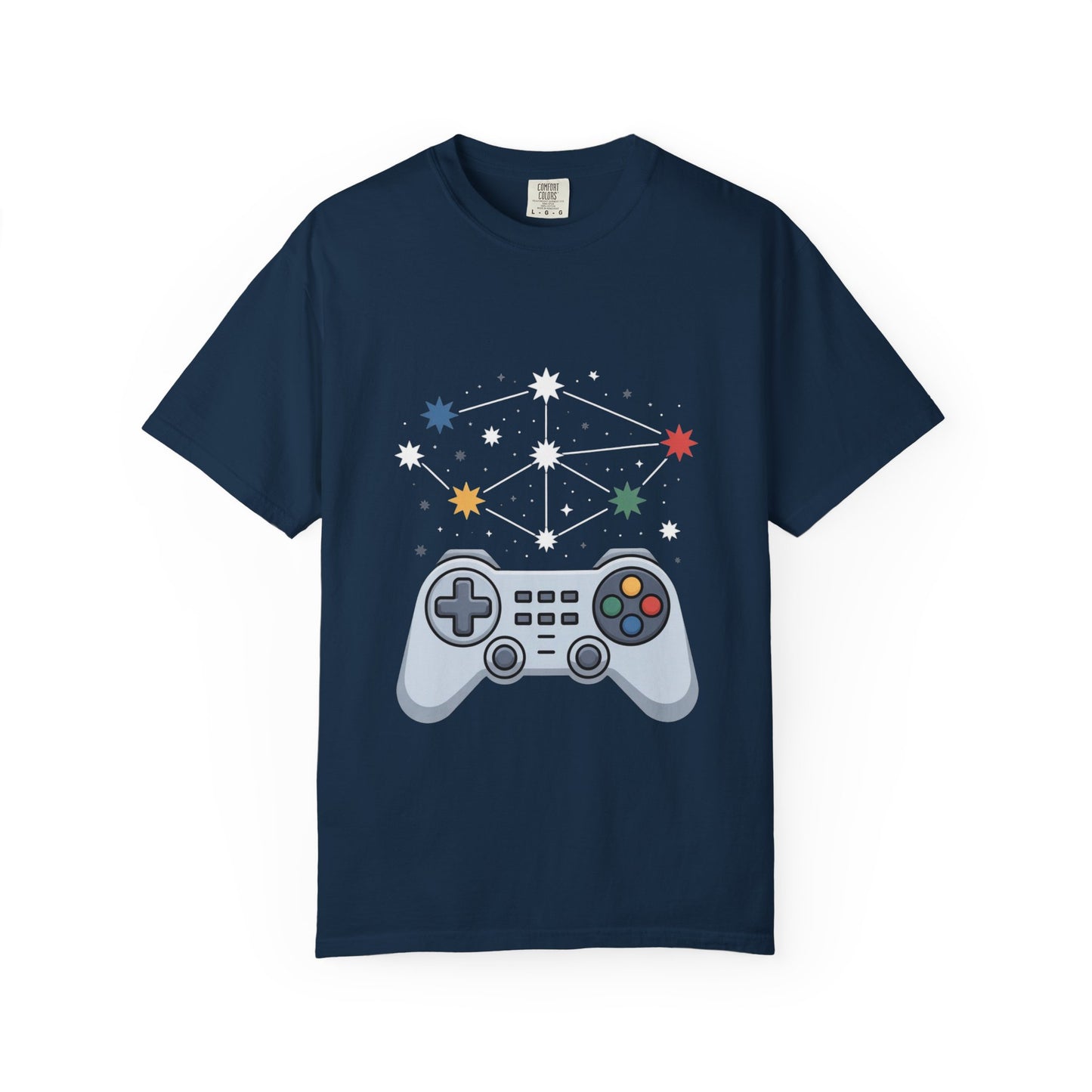 Game Galaxy Tee – Cosmic Gaming Controller Comfort Colors T-Shirt