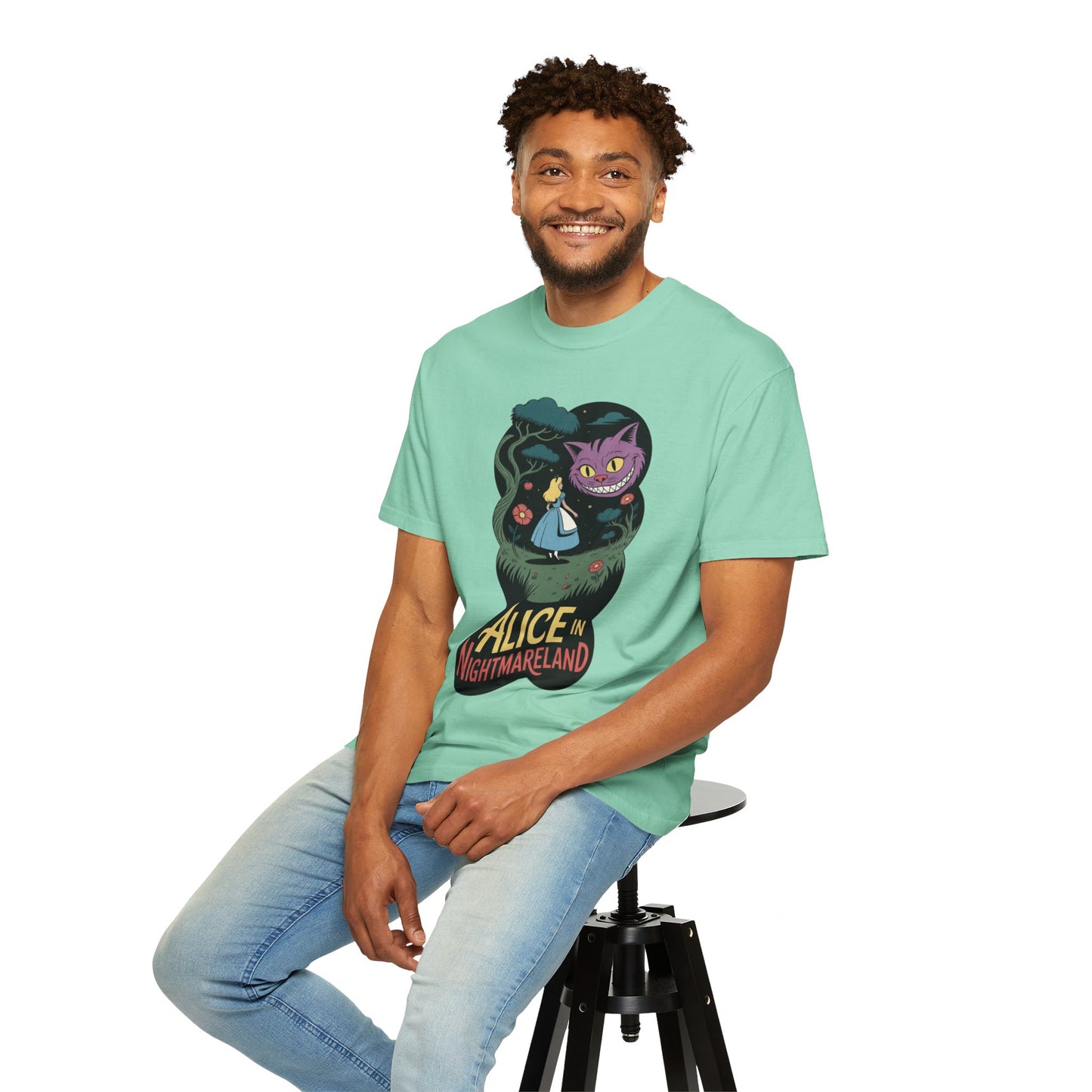 Alice in Nightmareland Tee – Dark Fairy Tale Comfort Colors Shirt