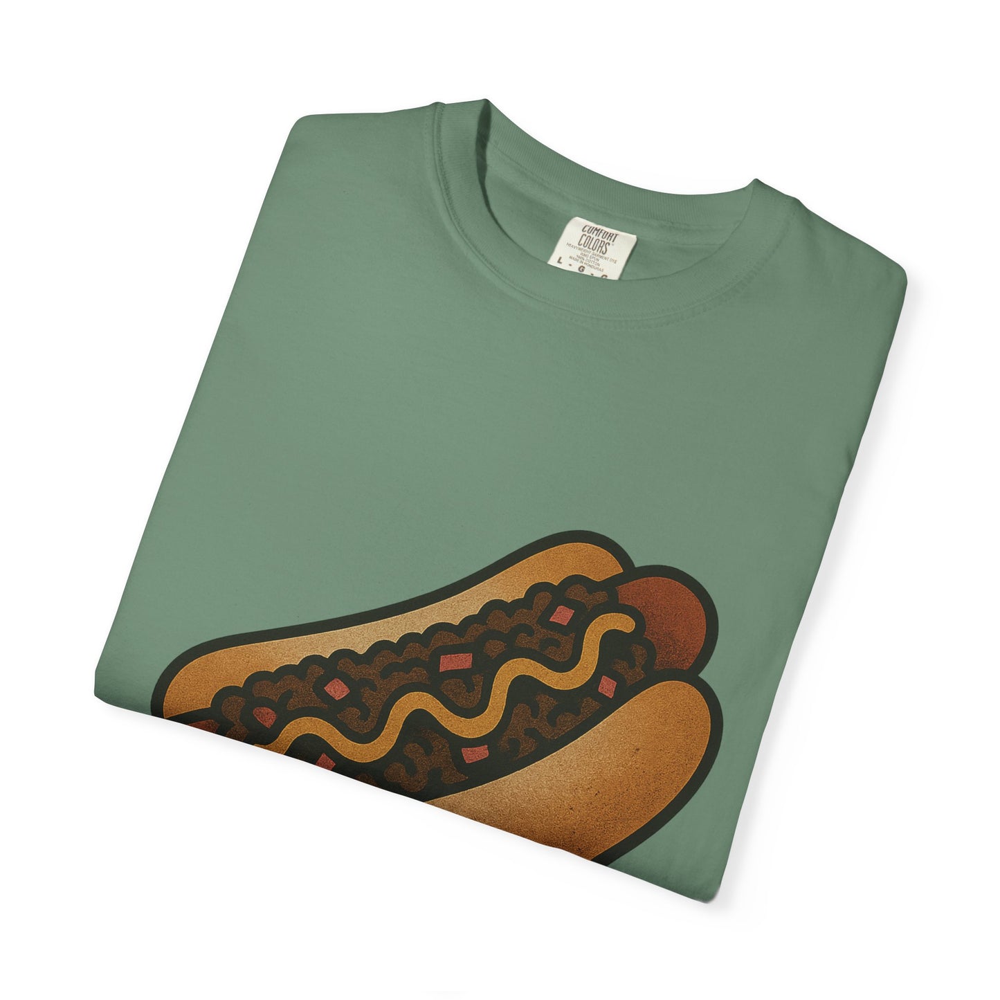 Chili Dog Tattoo Tee – Comfort Colors Unisex Garment-Dyed T-Shirt