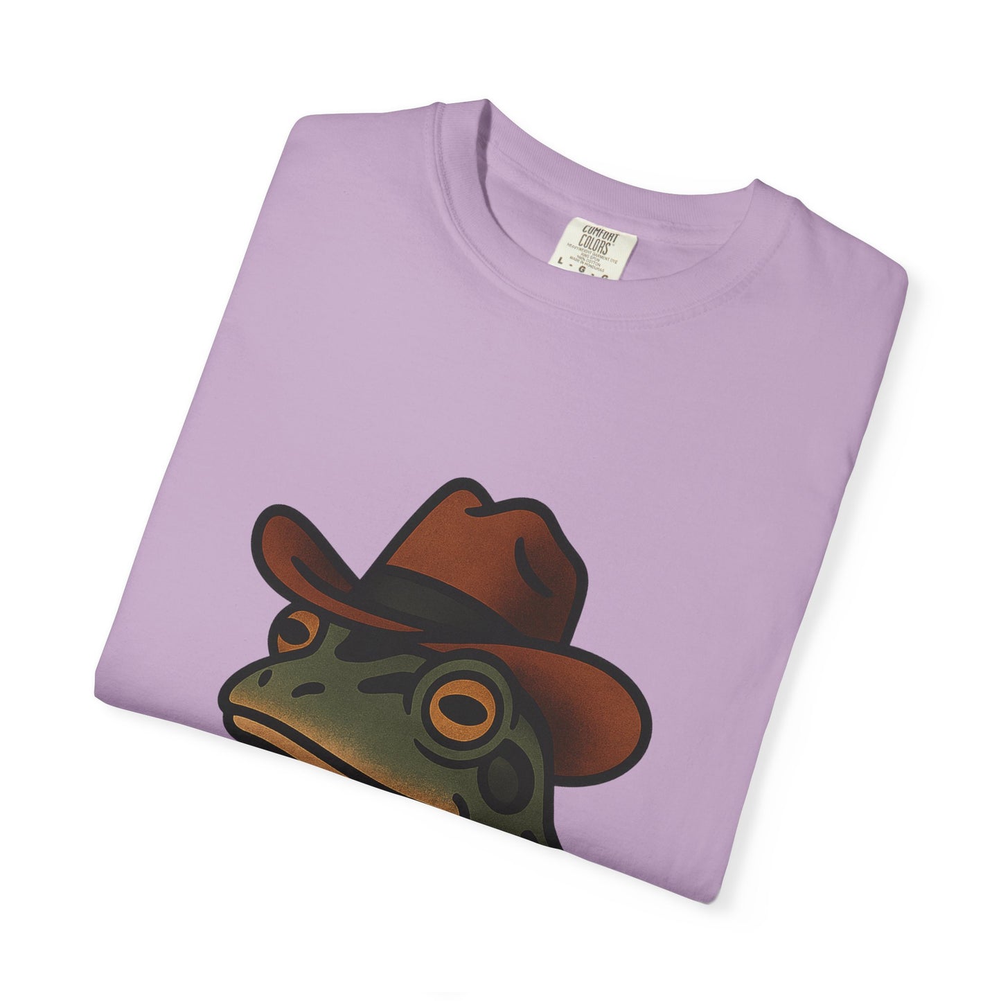 Cowboy Frog Tattoo Tee – Comfort Colors Unisex Garment-Dyed T-Shirt