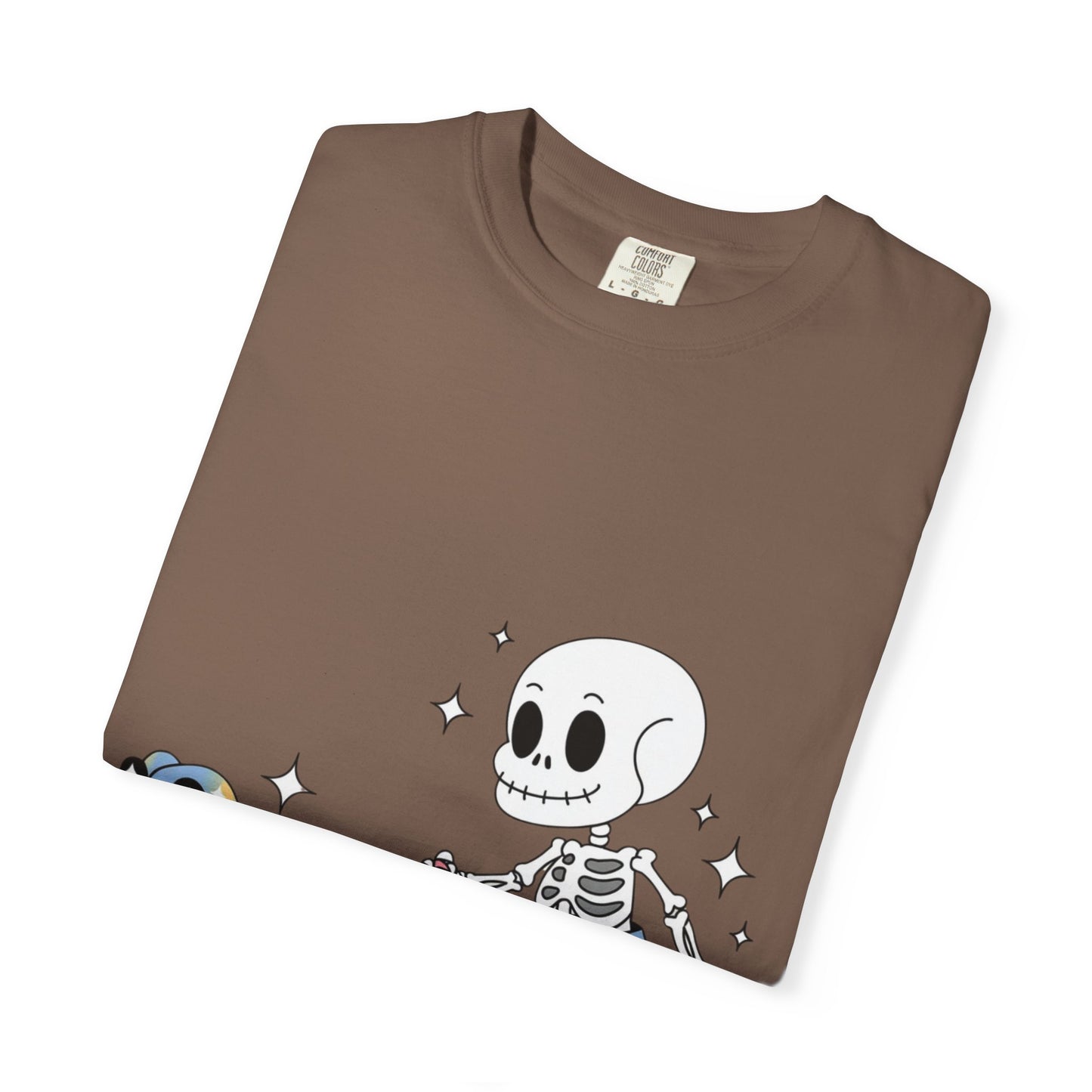 Dino Walk Tee – Skeleton Walking Rainbow Dinosaur Shirt