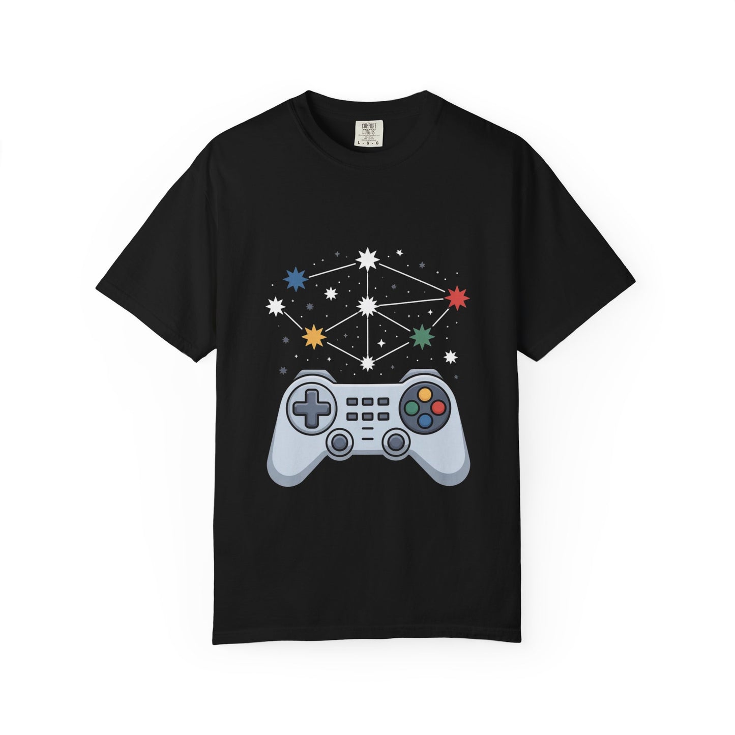 Game Galaxy Tee – Cosmic Gaming Controller Comfort Colors T-Shirt
