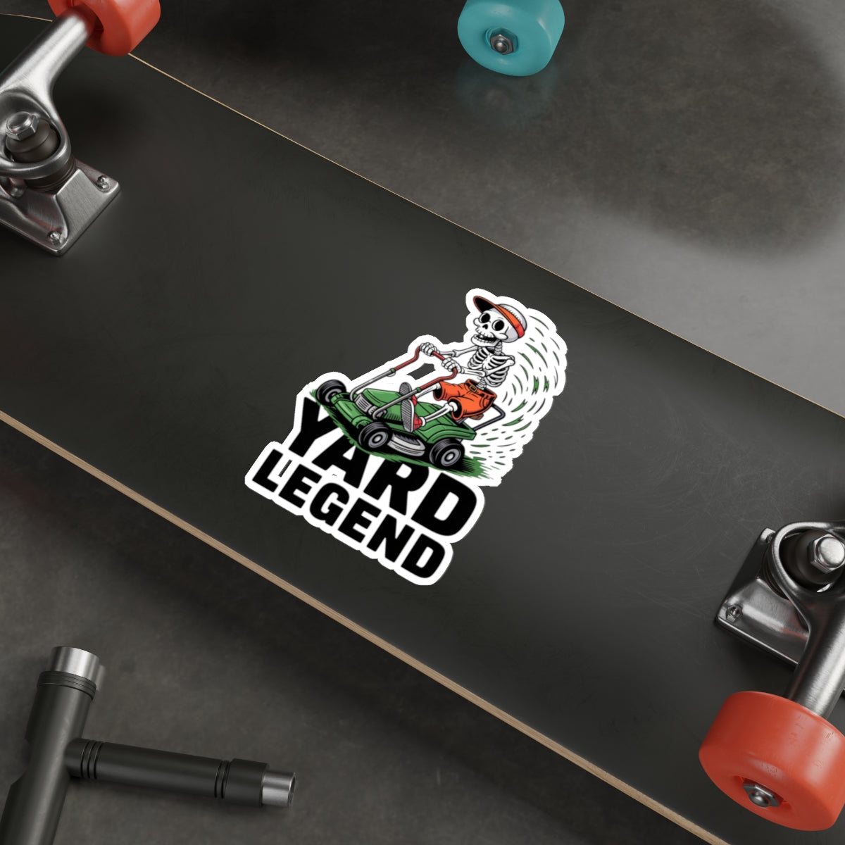 Yard Legend Skeleton Sticker – Die-Cut Vinyl Sticker