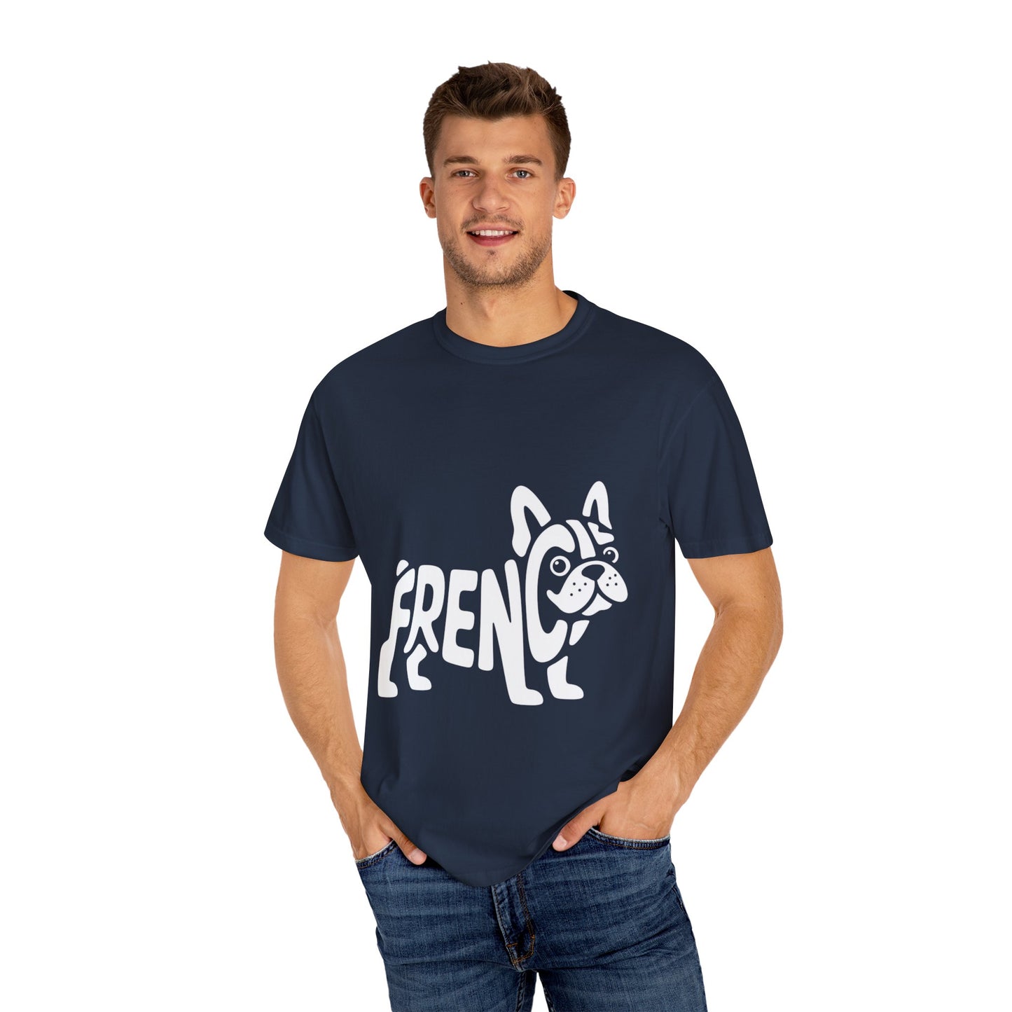 Frenchie Silhouette Tee – Bold French Bulldog Graphic Shirt