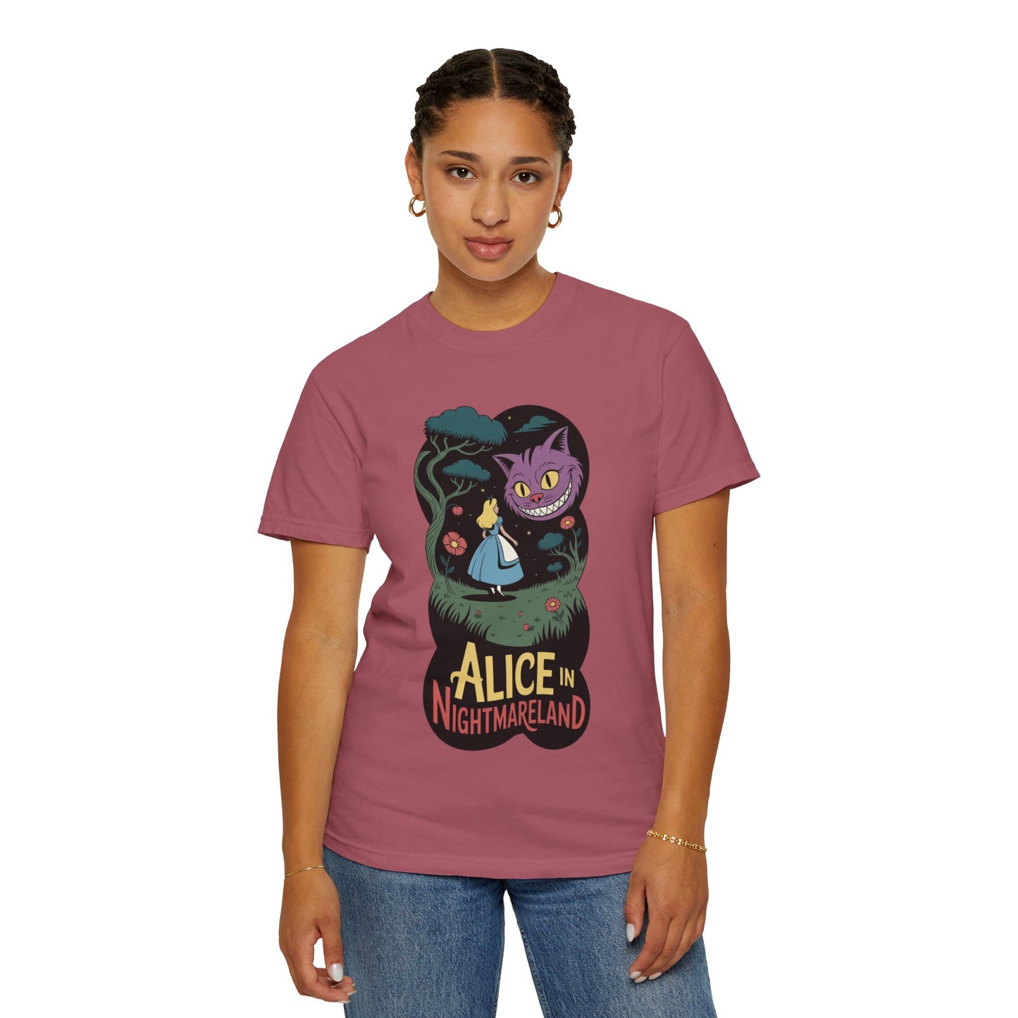 Alice in Nightmareland Tee – Dark Fairy Tale Comfort Colors Shirt