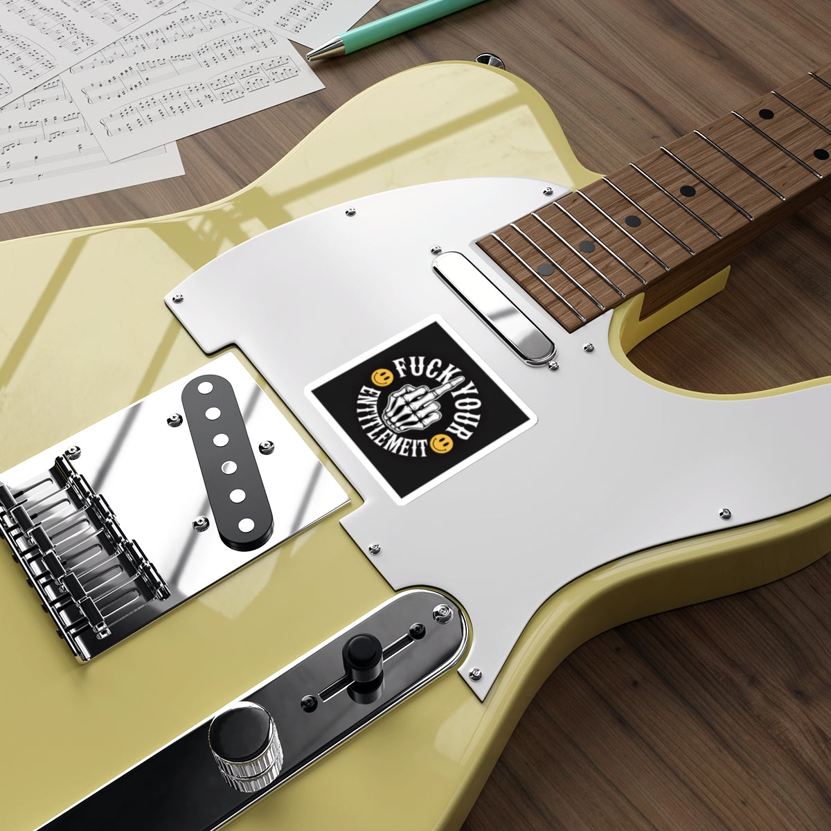 F*ck Your Entitlement Sticker – Die-Cut Vinyl Sticker