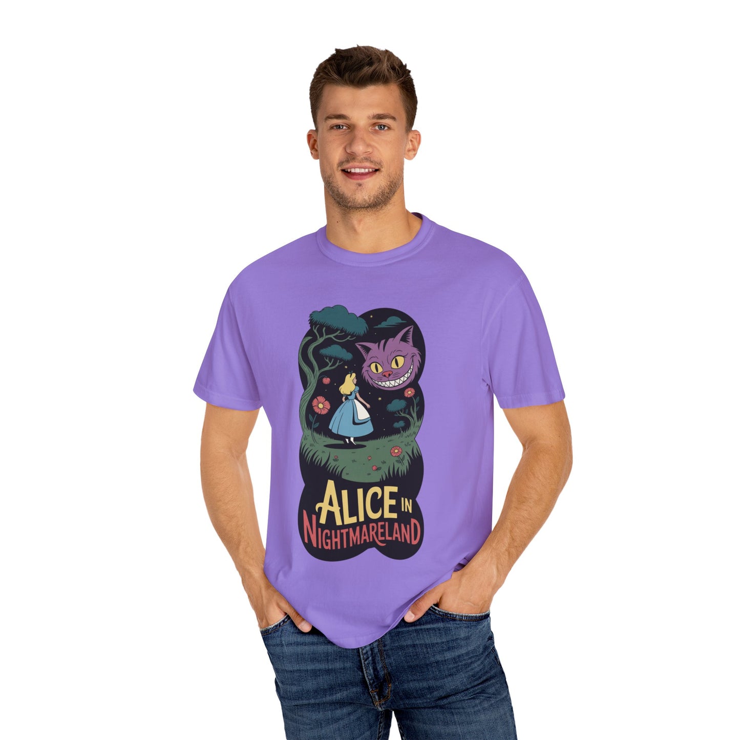 Alice in Nightmareland Tee – Dark Fairy Tale Comfort Colors Shirt