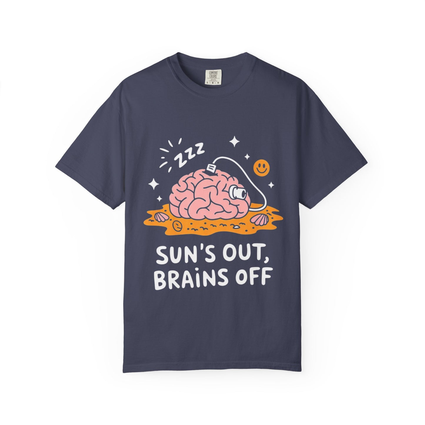 Sun’s Out, Brains Off Tee – Funny Summer Beach Brain Shirt