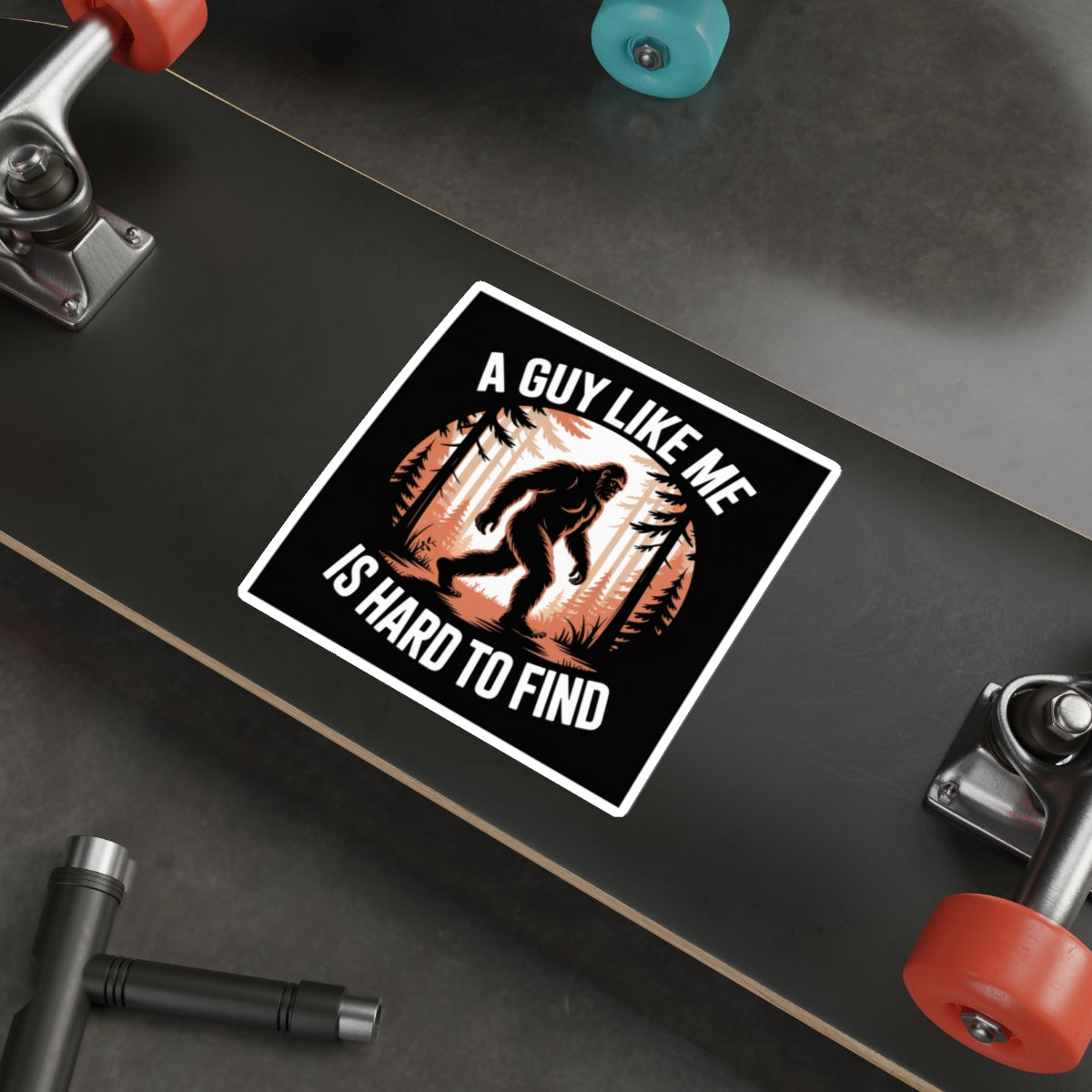 Bigfoot in the Woods Sticker – Die-Cut Vinyl Sticker