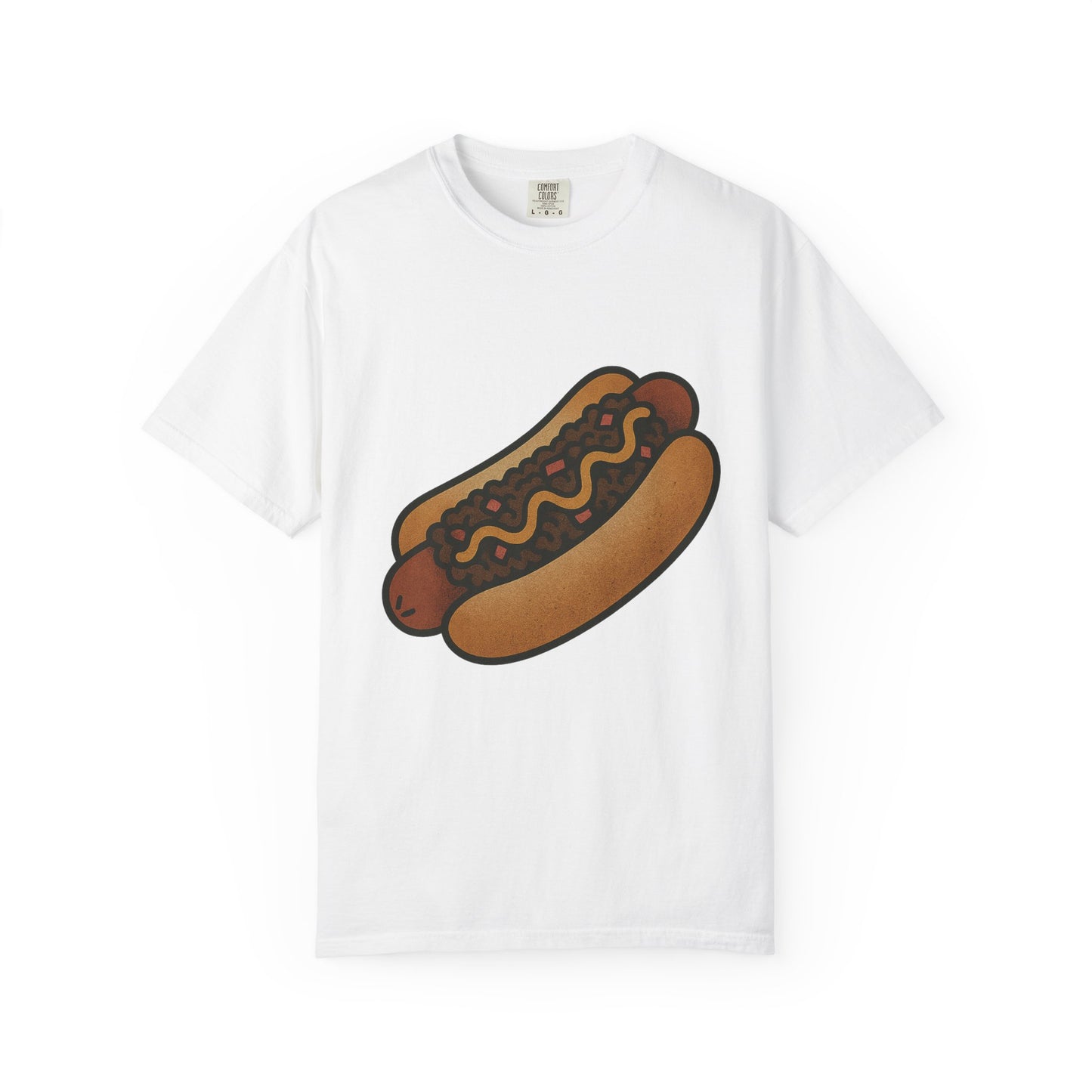 Chili Dog Tattoo Tee – Comfort Colors Unisex Garment-Dyed T-Shirt