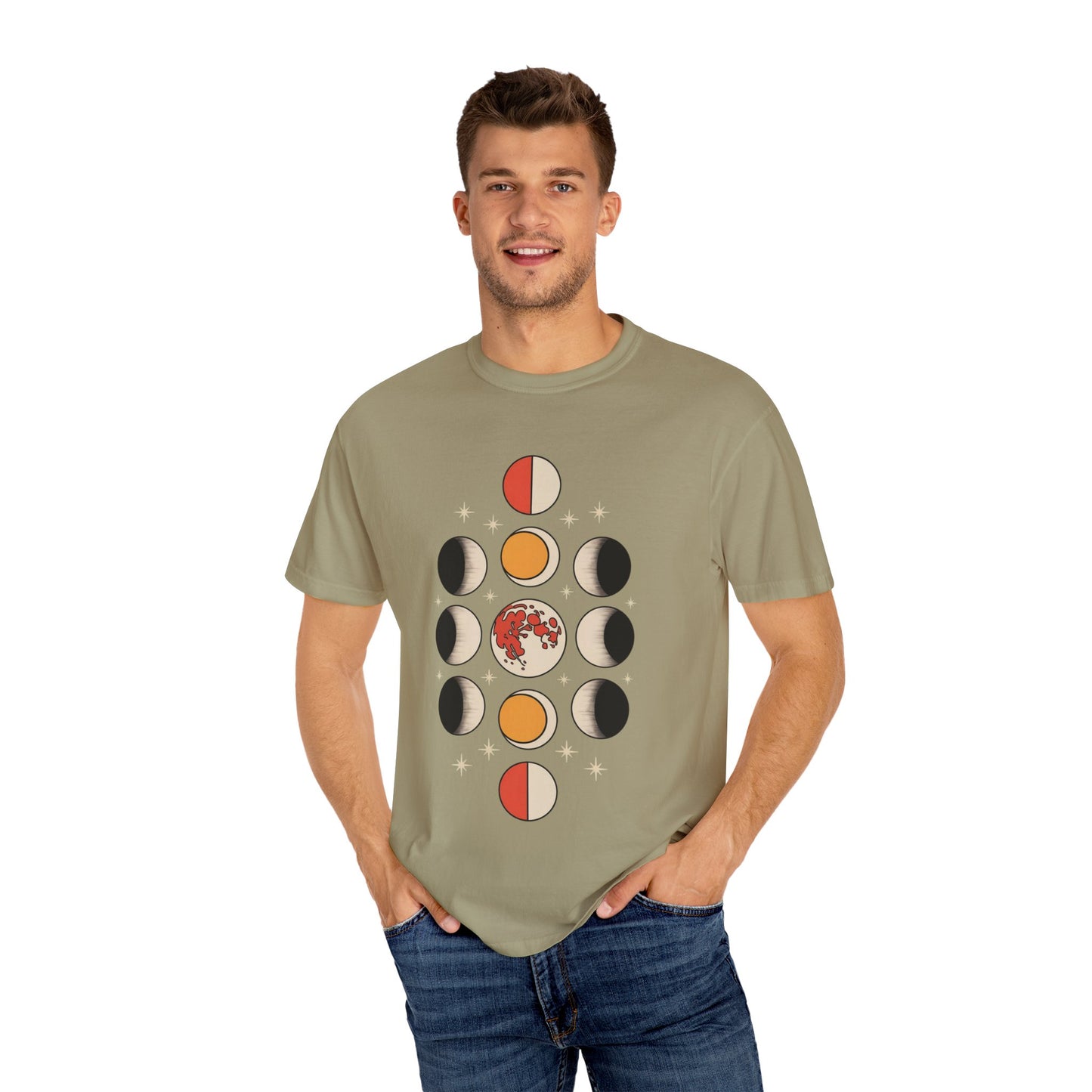 Lunar Phases Tee – Vintage Moon Cycle Graphic Shirt