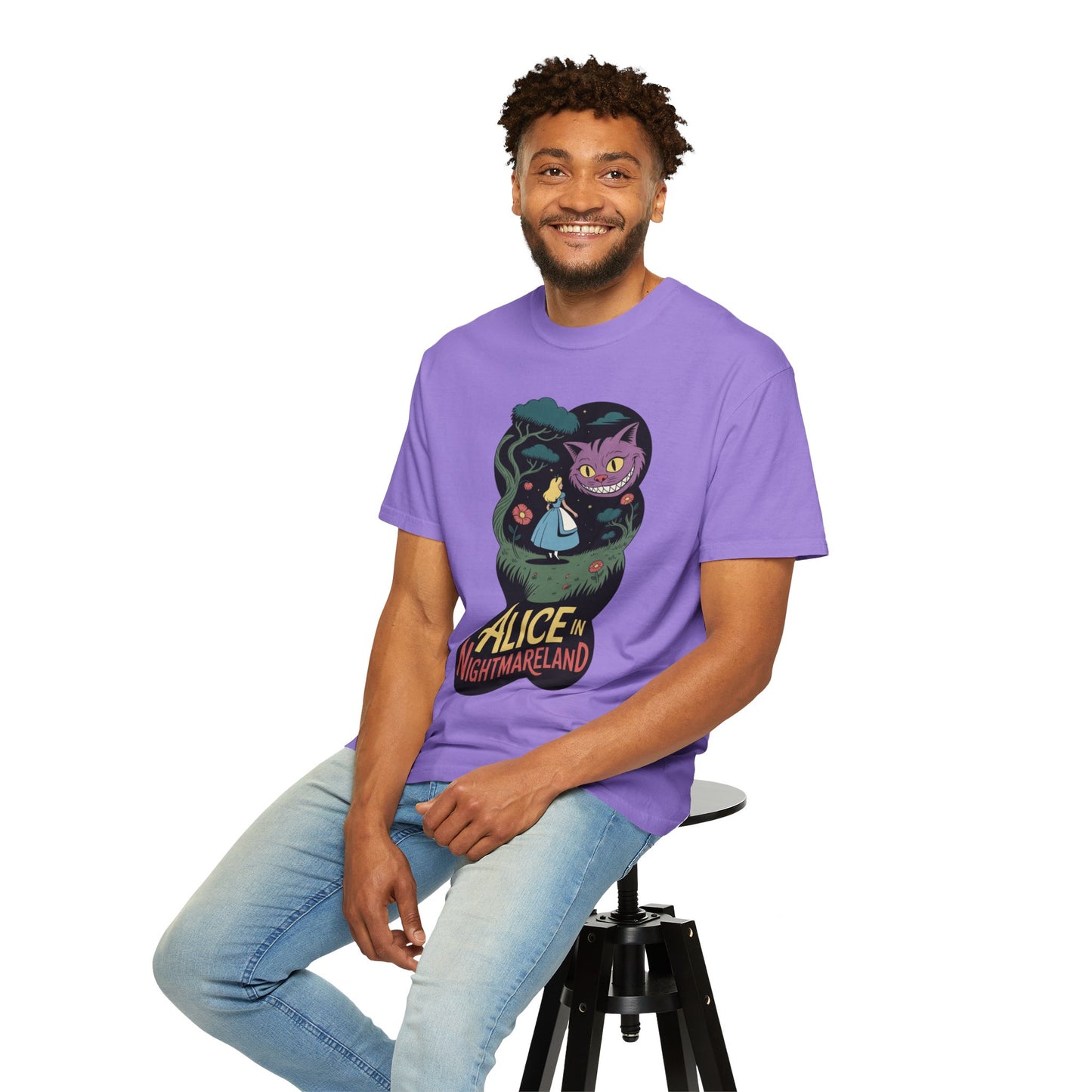 Alice in Nightmareland Tee – Dark Fairy Tale Comfort Colors Shirt